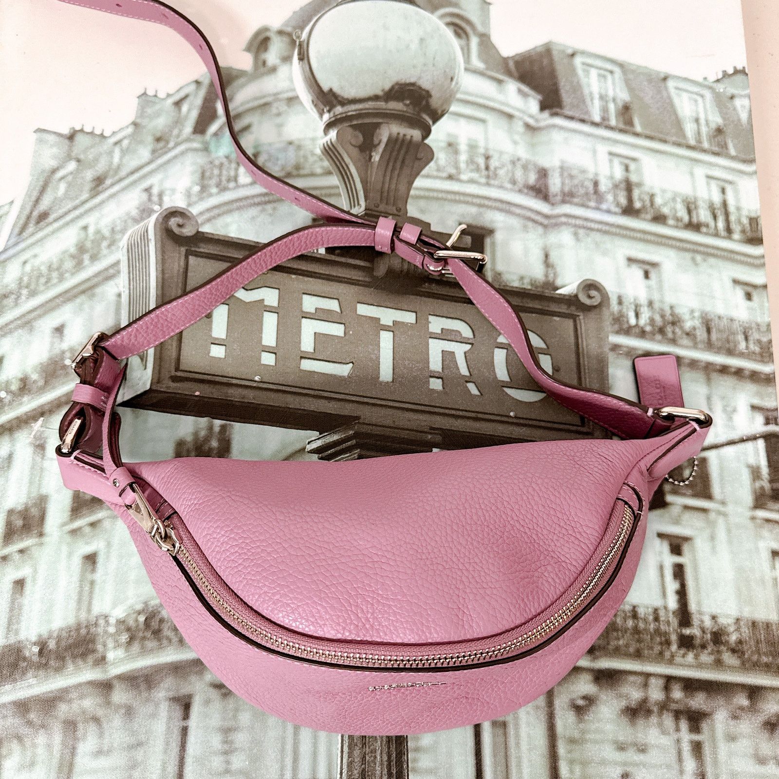 Coach Coach F48738 Pebble Leather Belt Bag Size ONE SIZE - 2 Thumbnail