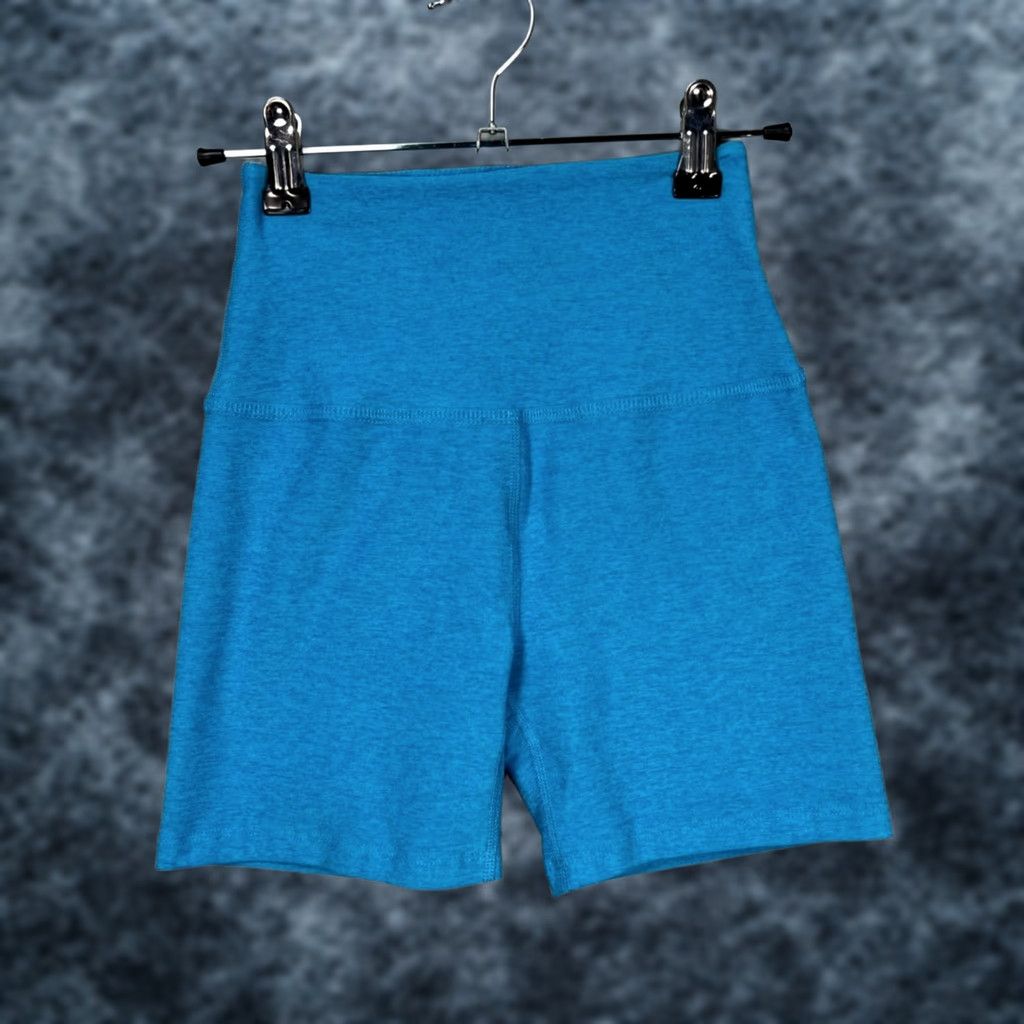 Beyond Yoga Beyond Yoga Womens XS Teal High-Waisted Biker Shorts Athletic Gym Activewear ShorTS Teal Womens XS Biker Shorts Athletic Gym? Size 26" / US 2 / IT 38 - 1 Thumbnail
