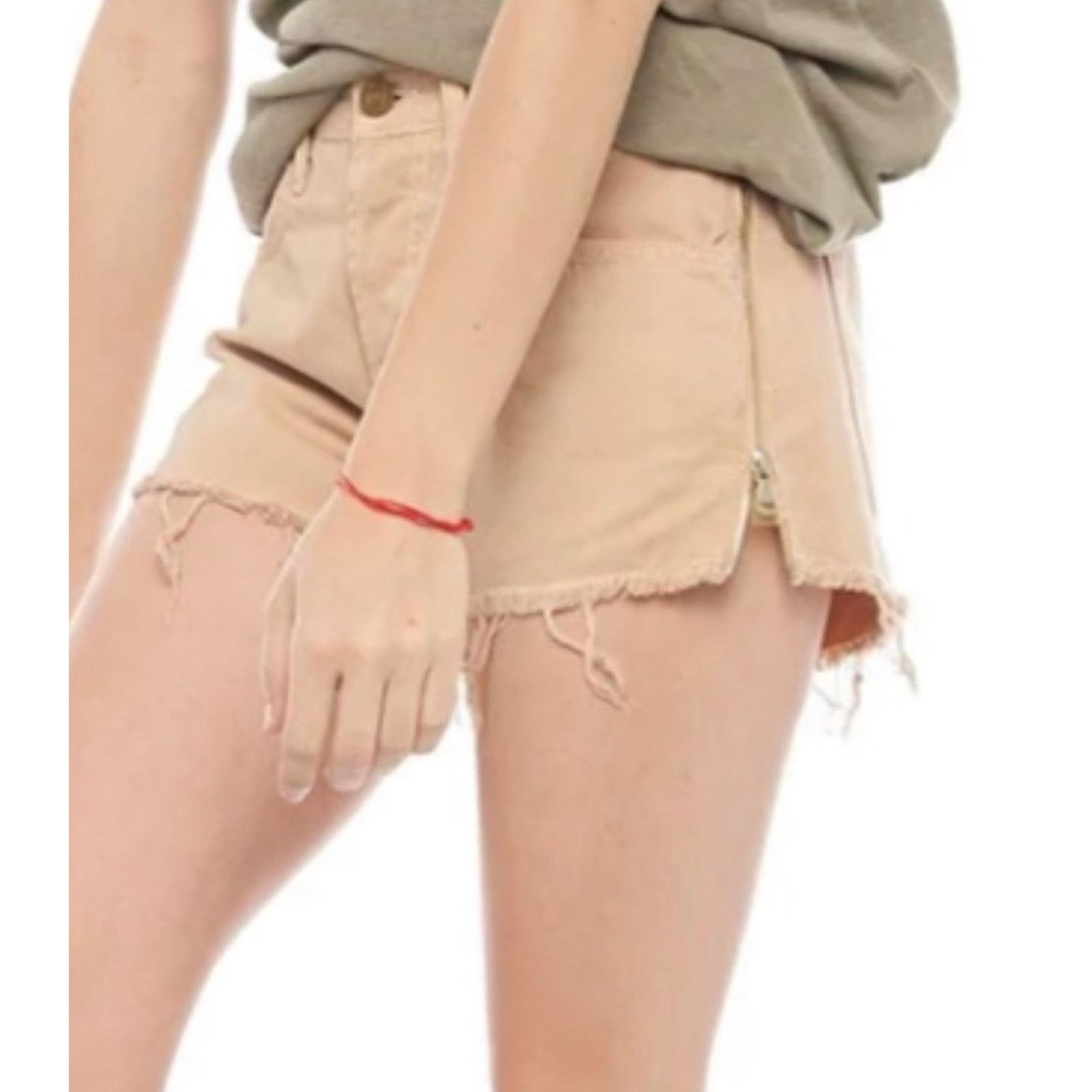 Sandrine Rose Sandrine Rose × FP Beige (NWT Beige Zipper Womens Size 24 Size 24" / US 00 / IT 34 - 6 Thumbnail
