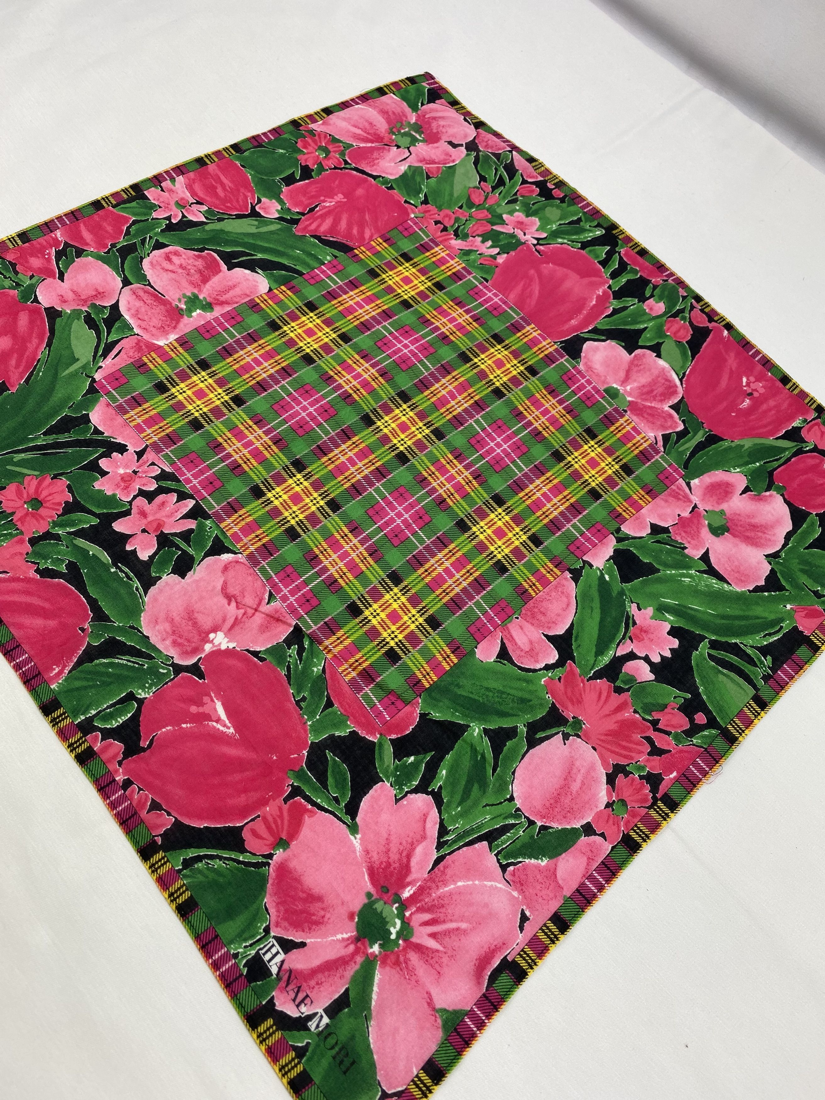 Hanae Mori × Japanese Brand × Vintage Hanae Mori Handkerchief / Bandana / Neckerchief Size ONE SIZE - 4 Thumbnail