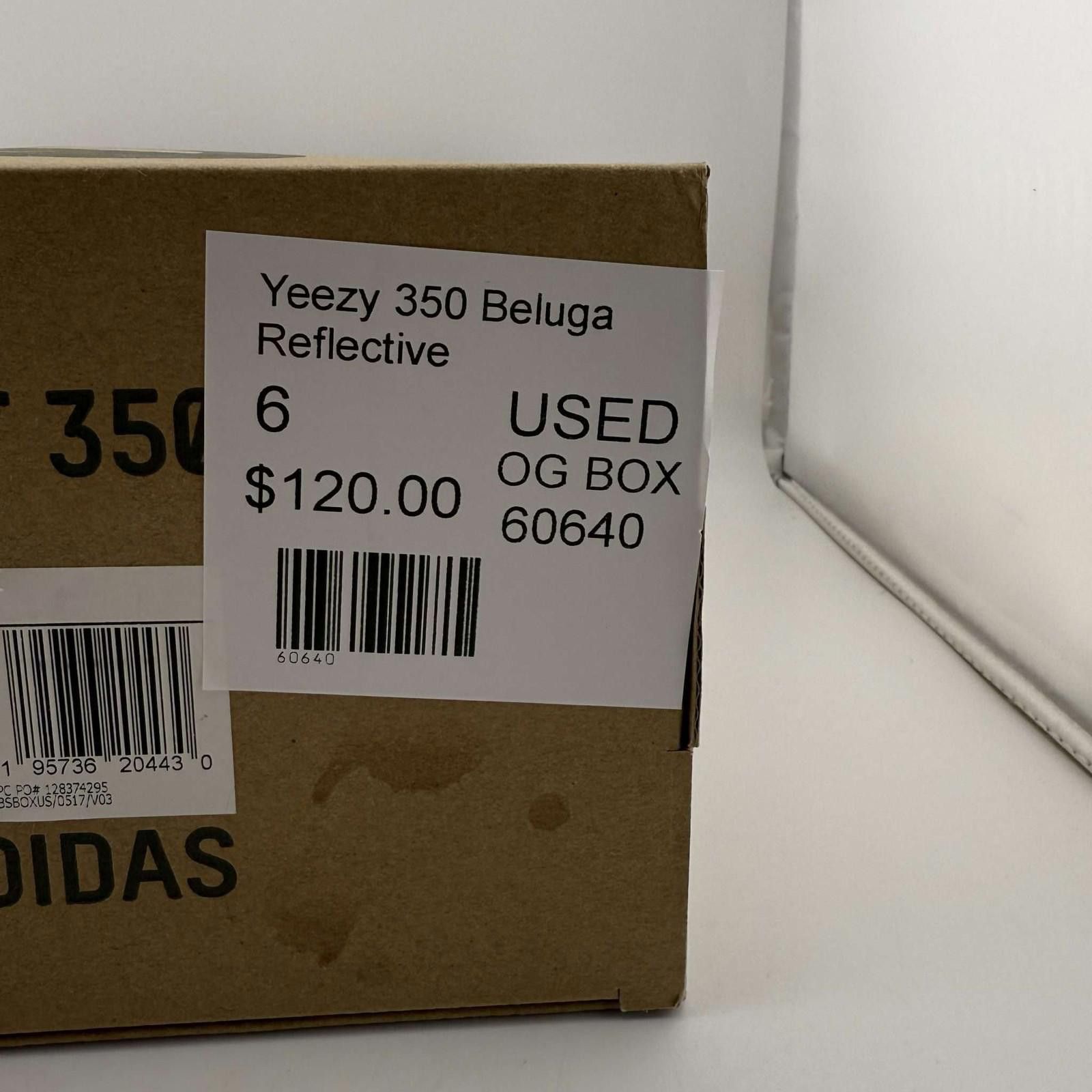 Adidas Adidas Yeezy Boost 350 V2 Beluga Reflective US 6 Used Size US 6 / EU 39 - 9 Thumbnail