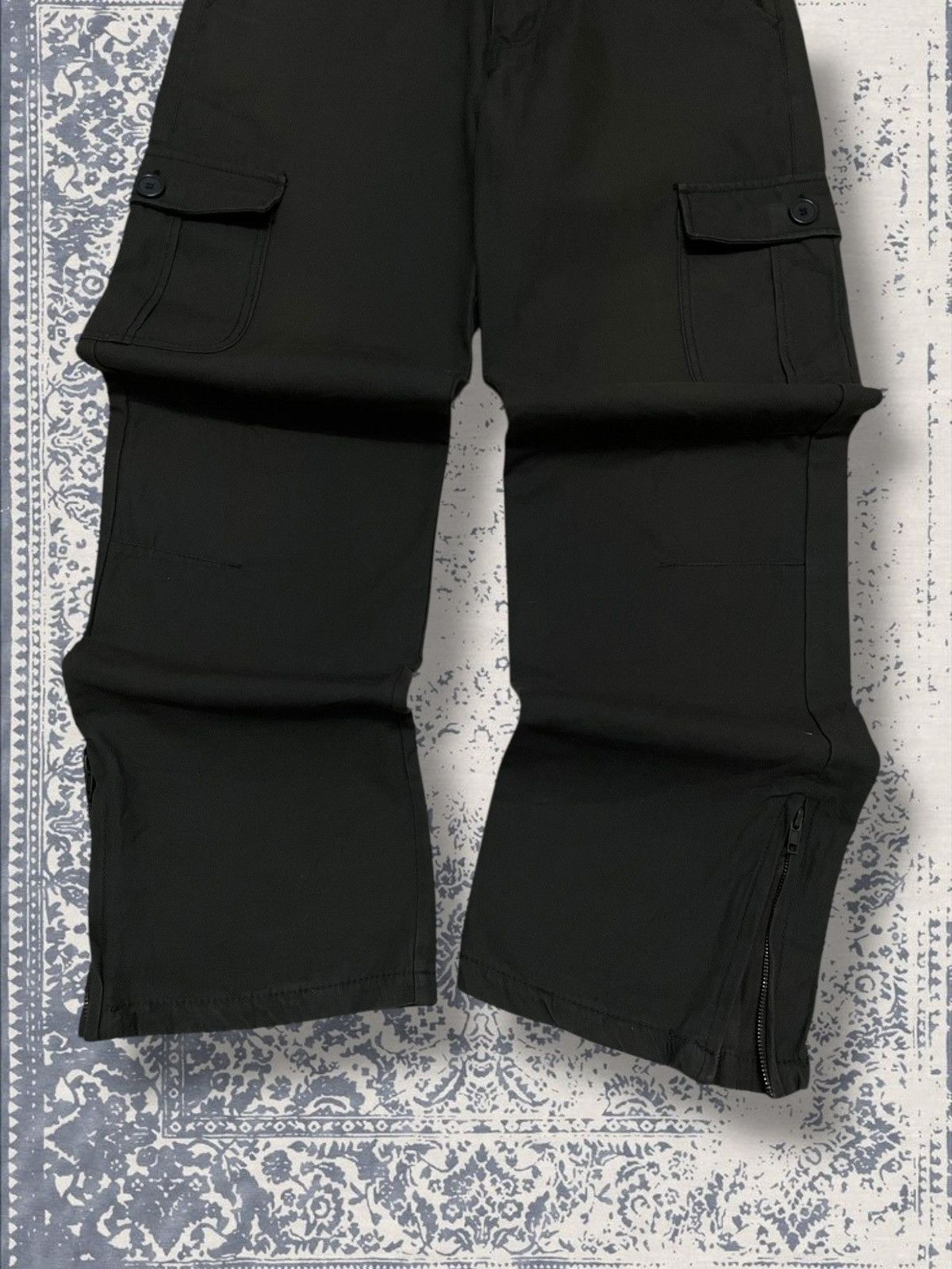 Vintage 90s Japan Designer Rectilina Cargo Mutlipocket Pant