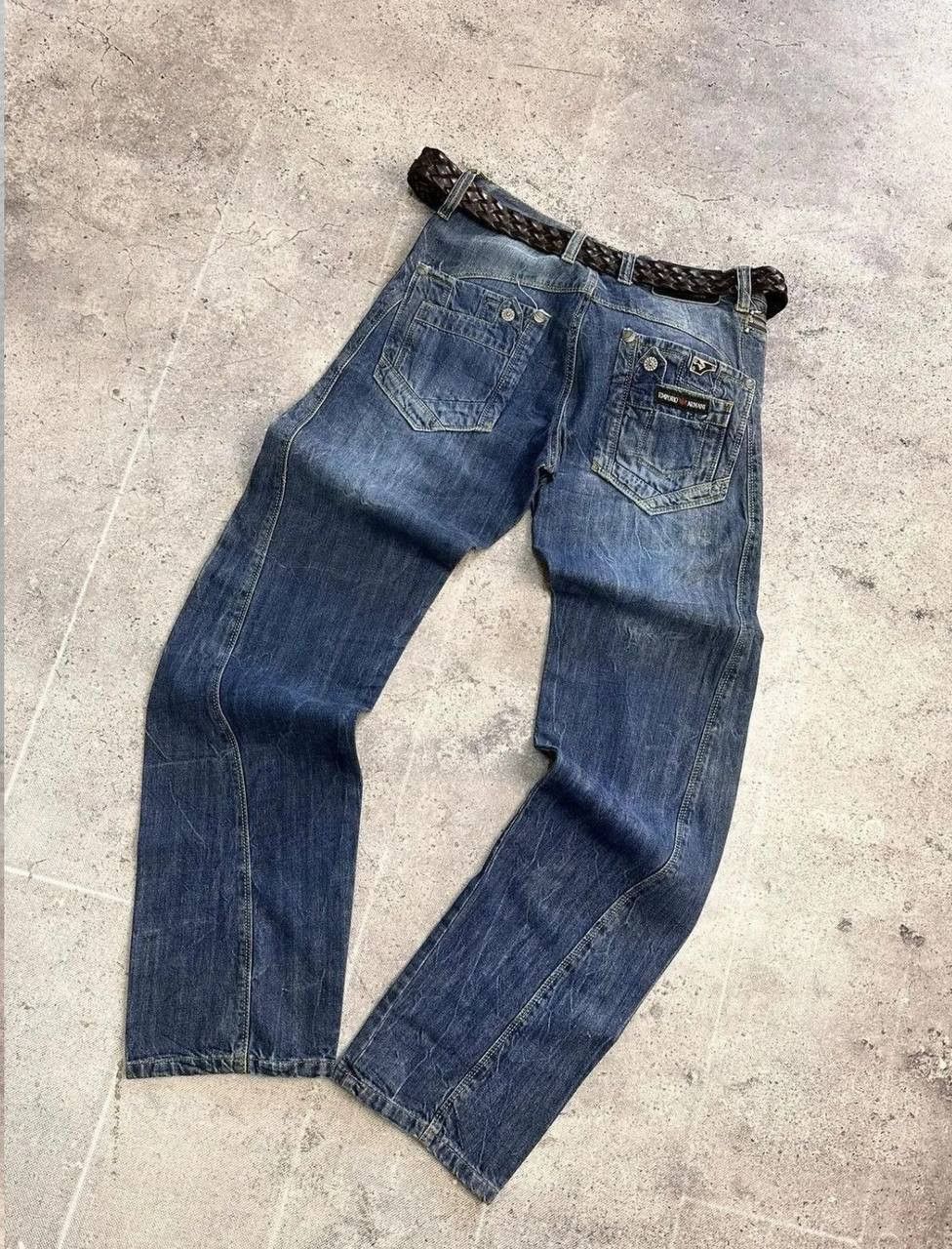 Emporio Armani × Japanese Brand Emporio Armani Jeans Vintage Streetwear Y2K Size US 31 - 14 Thumbnail