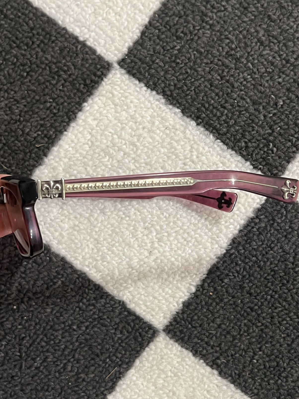 Chrome Hearts Chrome Hearts Rare "See You In Tea" Red Sunglasses Size ONE SIZE - 9 Thumbnail