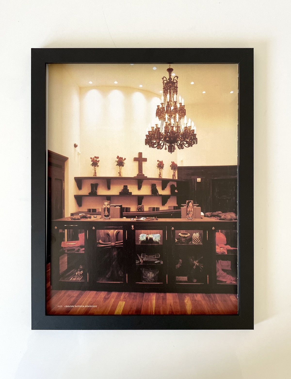 Chrome Hearts × Vintage Chrome Hearts vintage crosses photo Poster framed 9x11 Size ONE SIZE - 1 Thumbnail