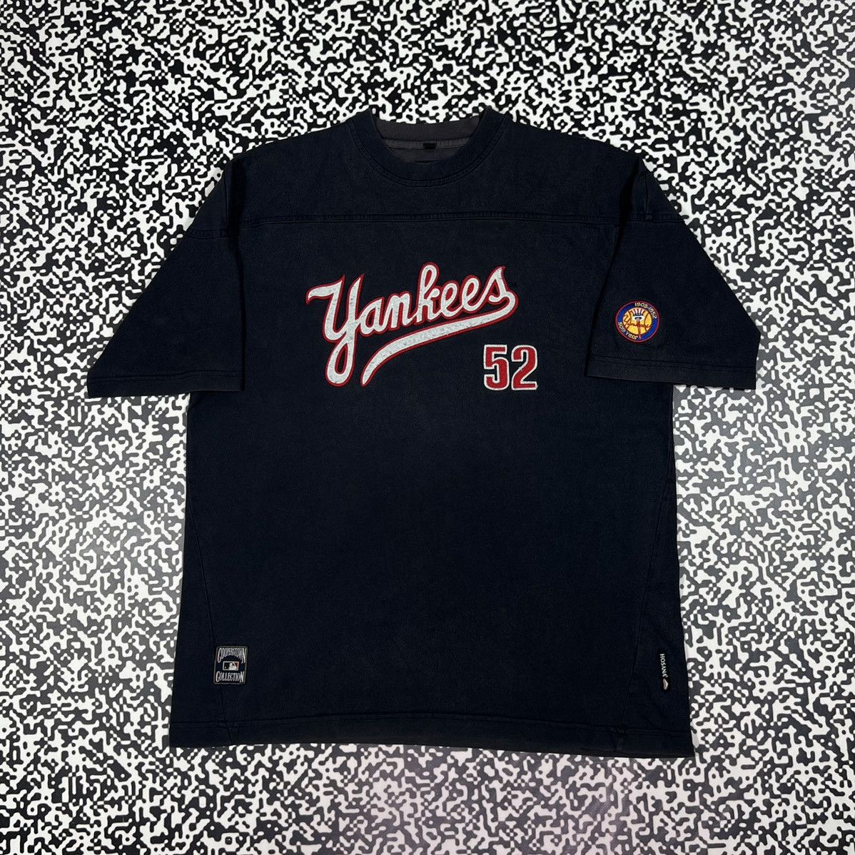 New York Yankees Vintage Y2K New York Yankees 50th Year Faded Boxy T-shirt Size US M / EU 48-50 / 2 - 2 Thumbnail