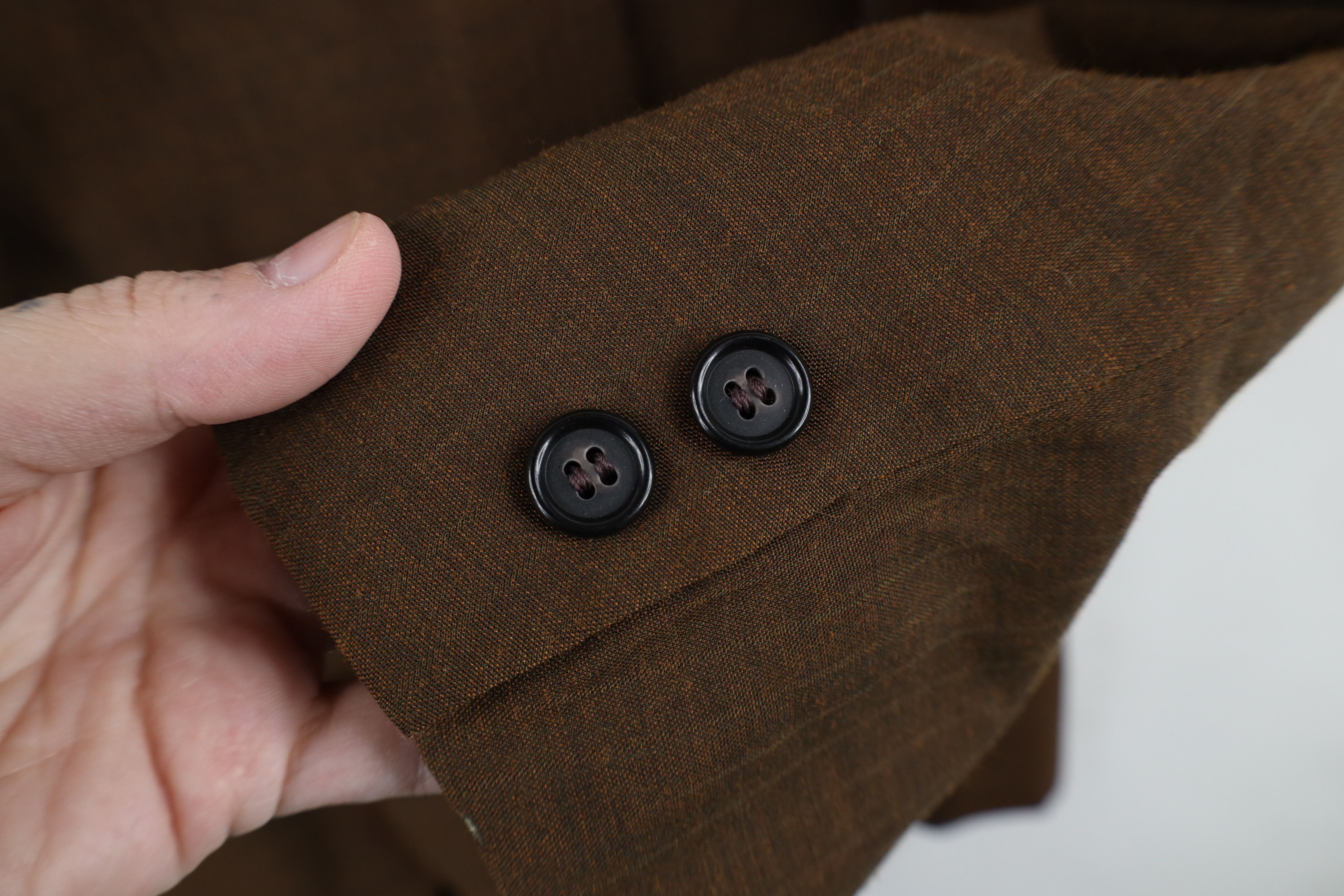 Vintage Vintage 50s Rockabilly Gabardine 2 Button Suit Coat Jacket Size US L / EU 52-54 / 3 - 5 Thumbnail