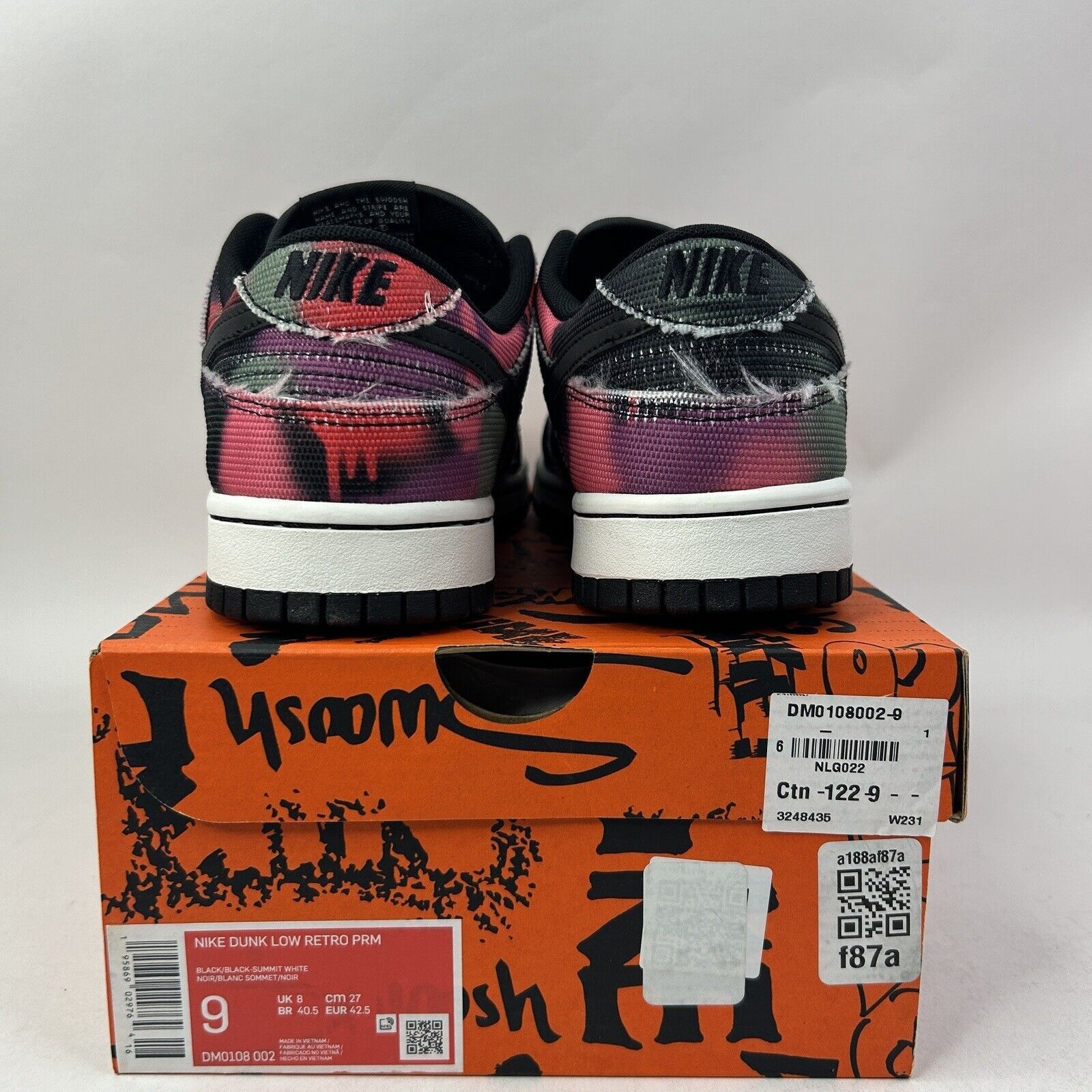 Nike Nike Shoes Dunk Low Retro Premium “Graffiti/Black Pink” 2024 Size US 9 / EU 42 - 4 Thumbnail
