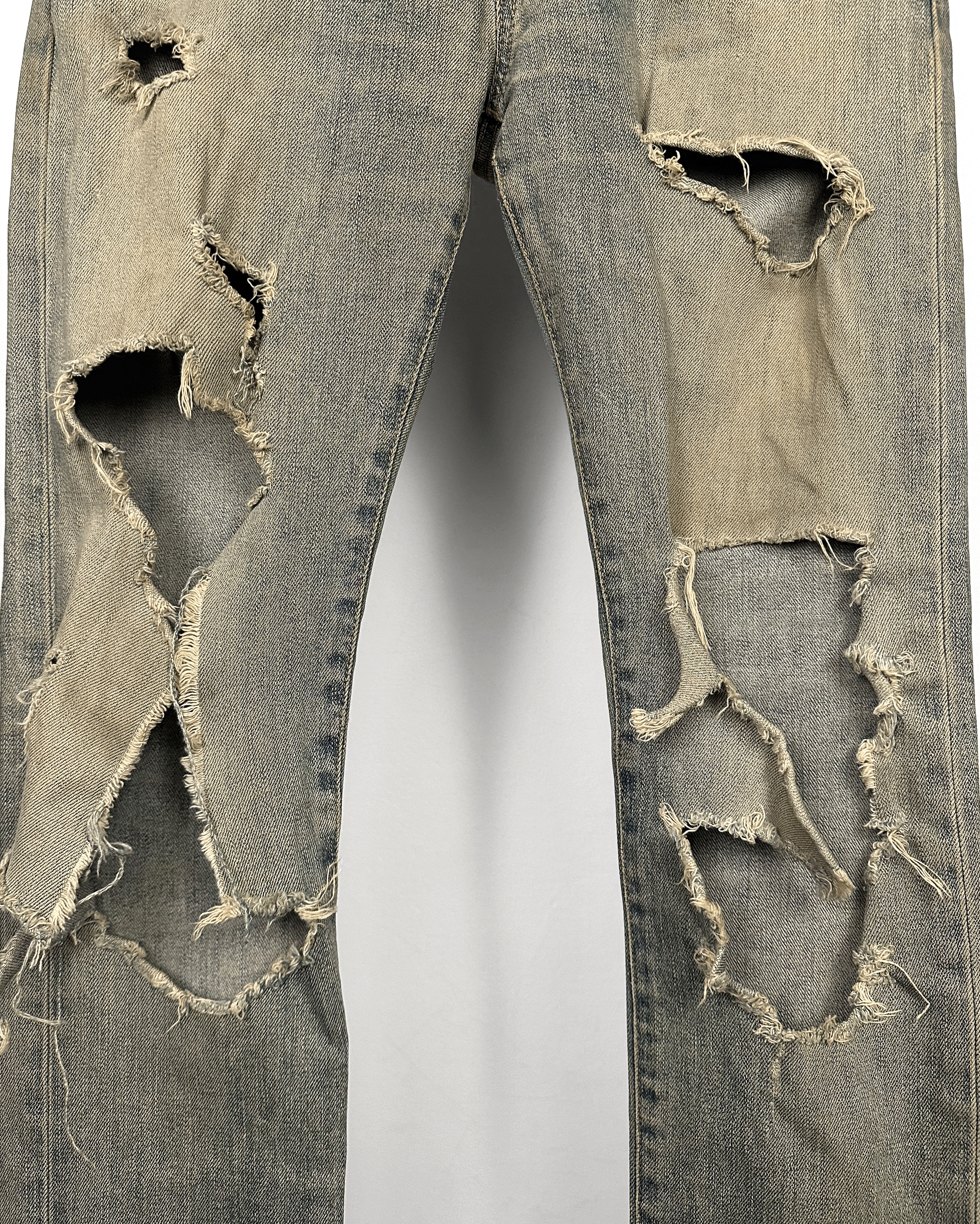 Saint Laurent Paris Mudwash Crash Denim