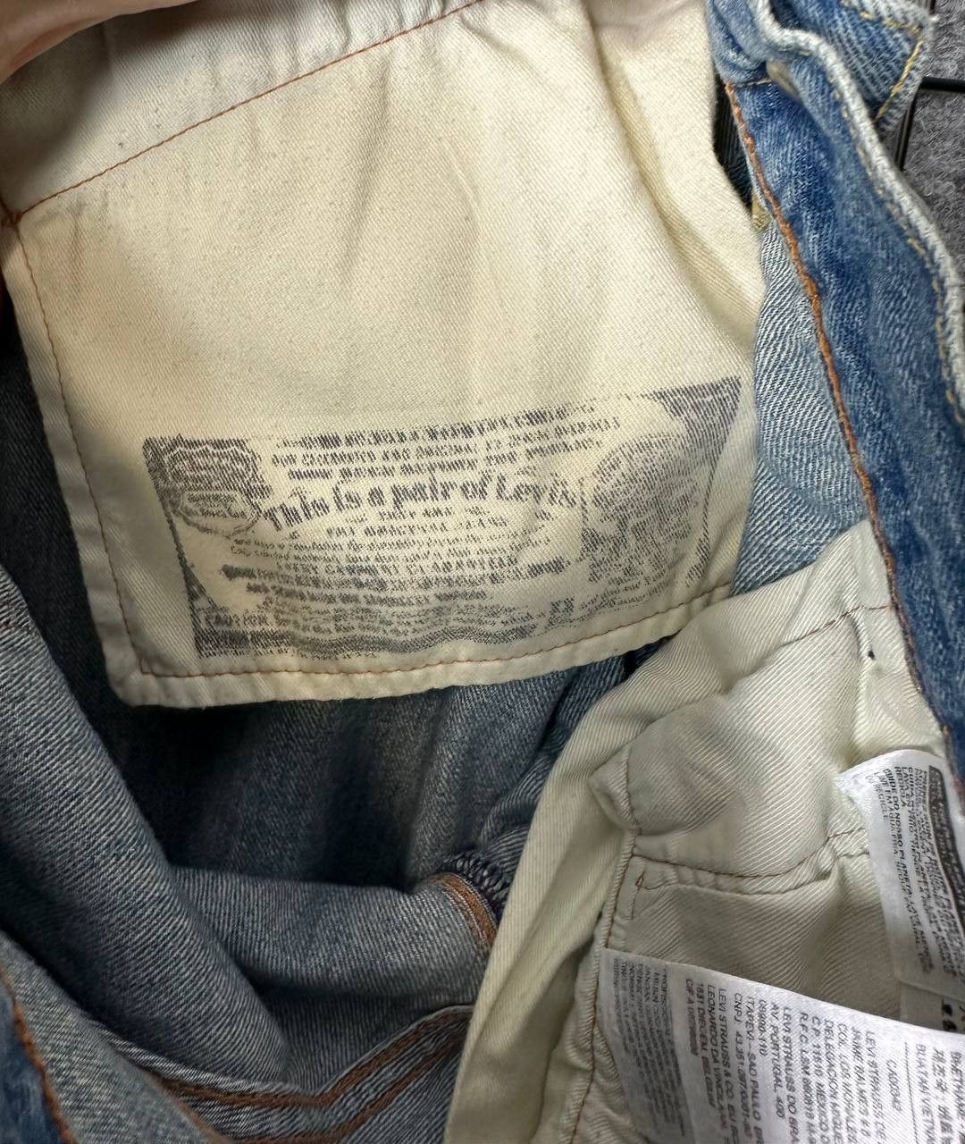 Levi's Levis denim jeans 501 size 34/32 Size US 34 / EU 50 - 9 Thumbnail