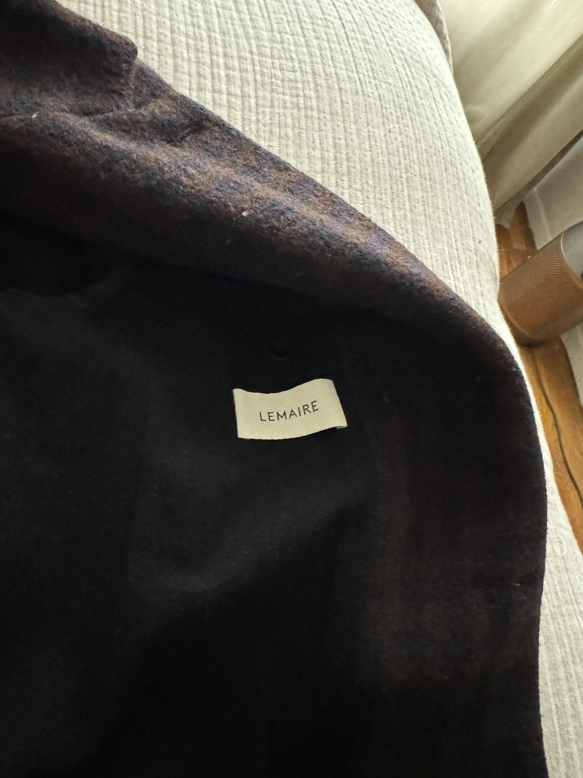 Lemaire Lemaire Checkered Wool Coat Size US S / EU 44-46 / 1 - 5 Thumbnail