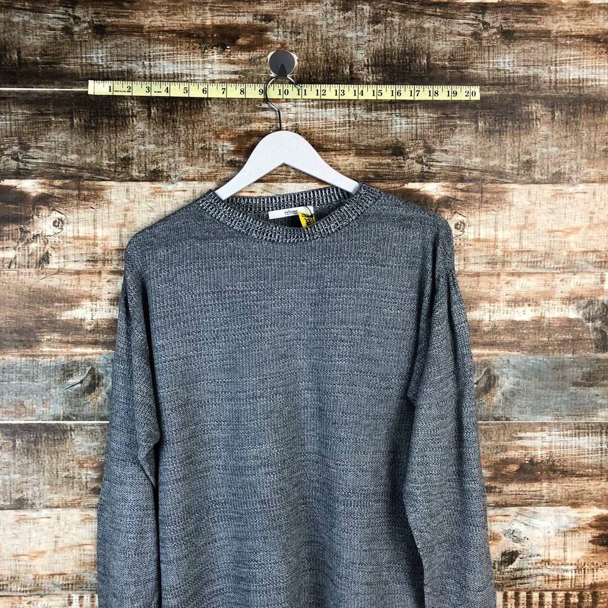 Homespun Knitwear × Japanese Brand × Journal Standard Relume journal standard Grey Knitwear #A2223 Size US M / EU 48-50 / 2 - 2 Thumbnail