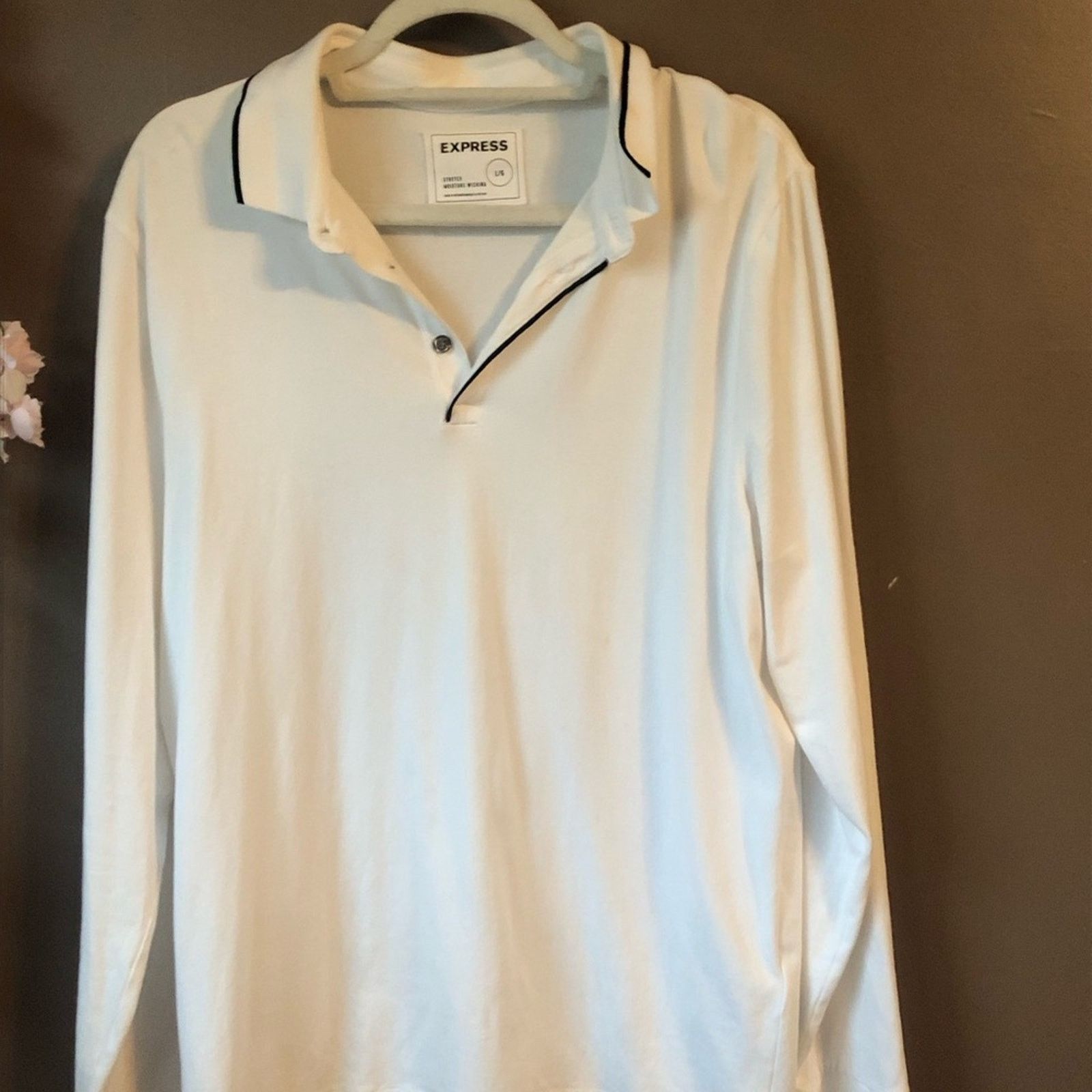 Express Men’s Polo shirt top by Express. Large. Size US L / EU 52-54 / 3 - 2 Thumbnail