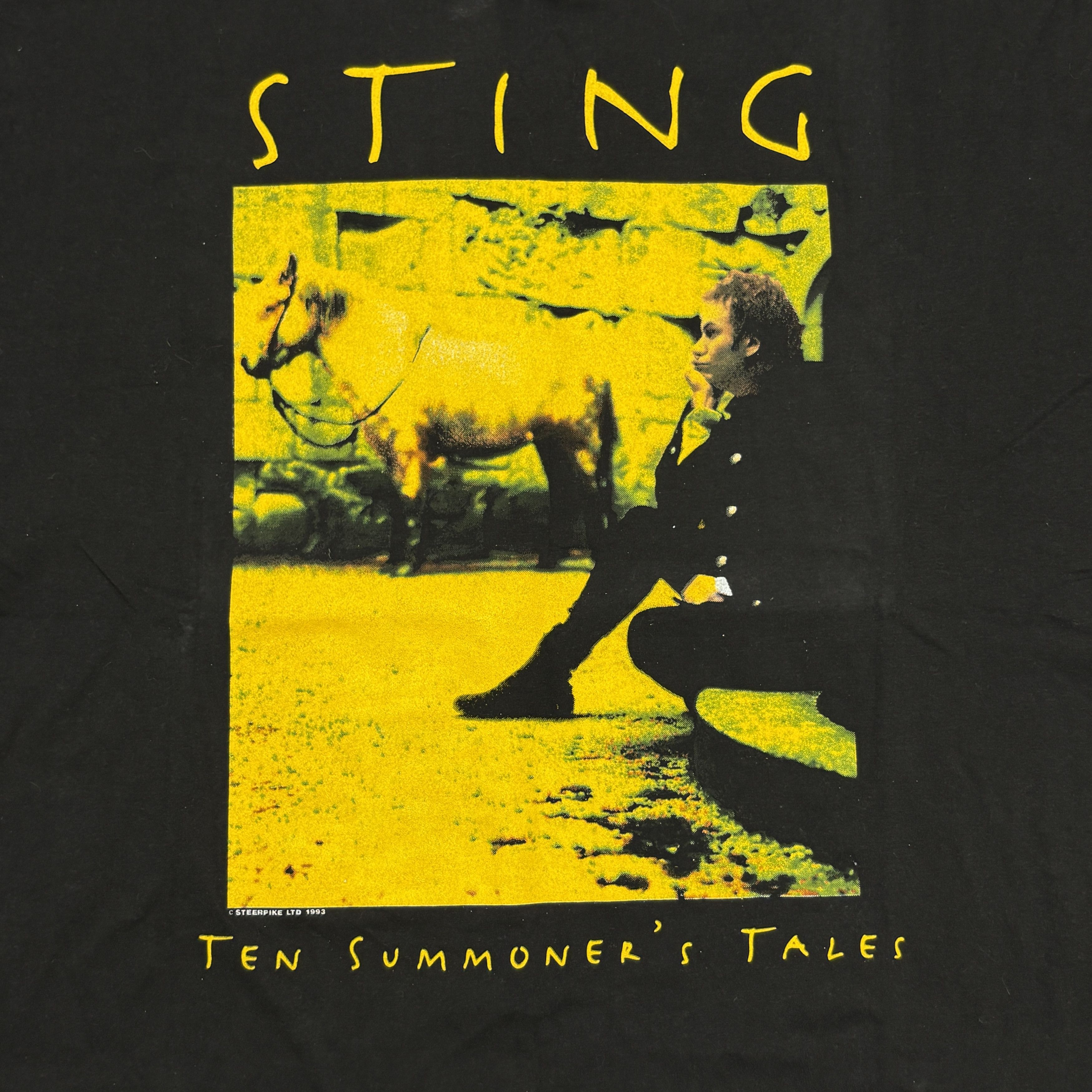 Band Tees Vintage Sting Shirt 90s Tour Concert Merch Rock Band Tee Size US XL / EU 56 / 4 - 4 Thumbnail