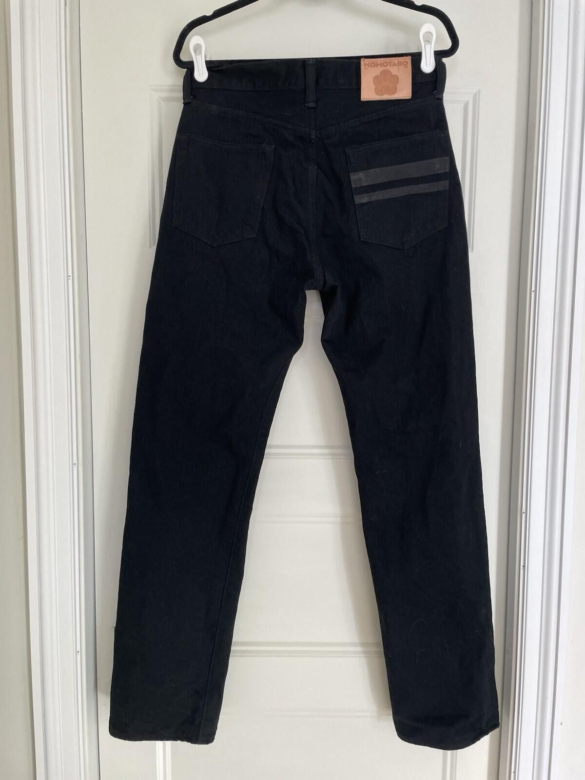 Momotaro Jeans Momotaro MMJZ1101 Straight Denim Jeans Black Selvedge 30 Size US 30 / EU 46 - 2 Thumbnail