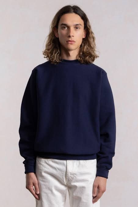 Camber CAMBER Max Weight Crewneck Sweatshirt Navy Blue Size US L / EU 52-54 / 3 - 5 Thumbnail