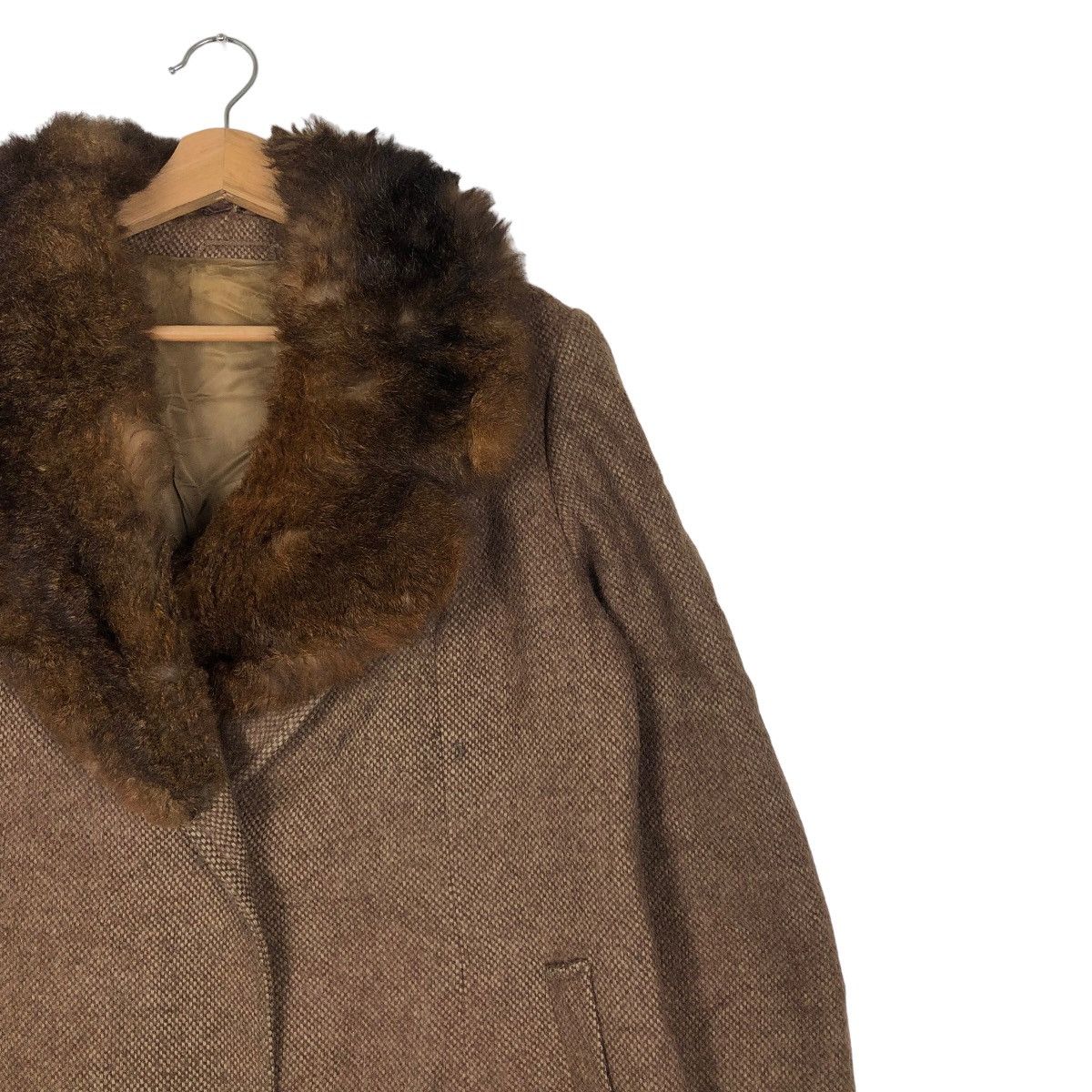 Japanese Brand 🔥Vintage Max Mara Long Jacket Double Collar Mink Fur Size US M / EU 48-50 / 2 - 6 Thumbnail