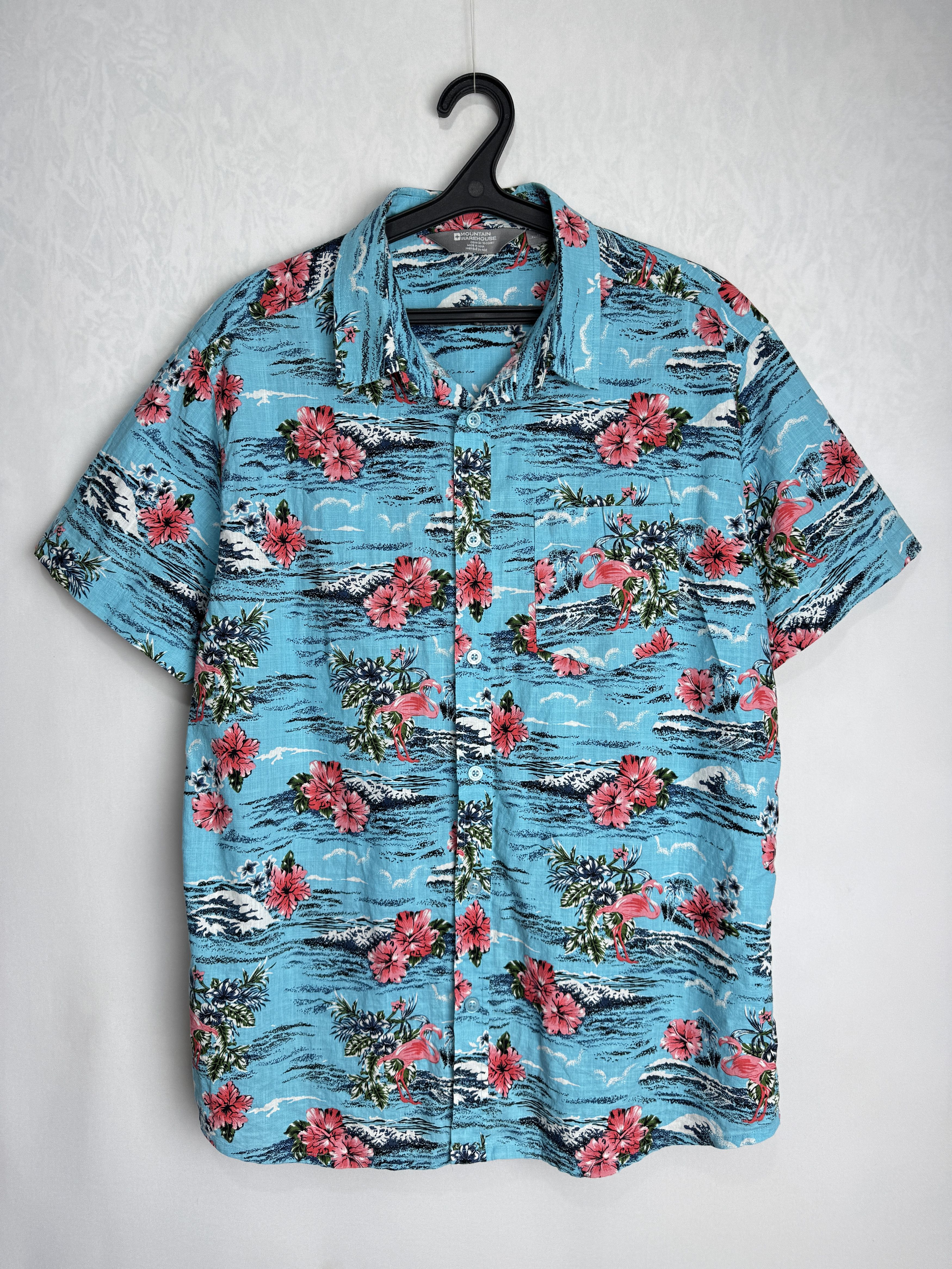 Other MOUNTAIN WAREHOUSE men’s Hawaiian cotton button up shirt Size US XL / EU 56 / 4 - 1 Thumbnail