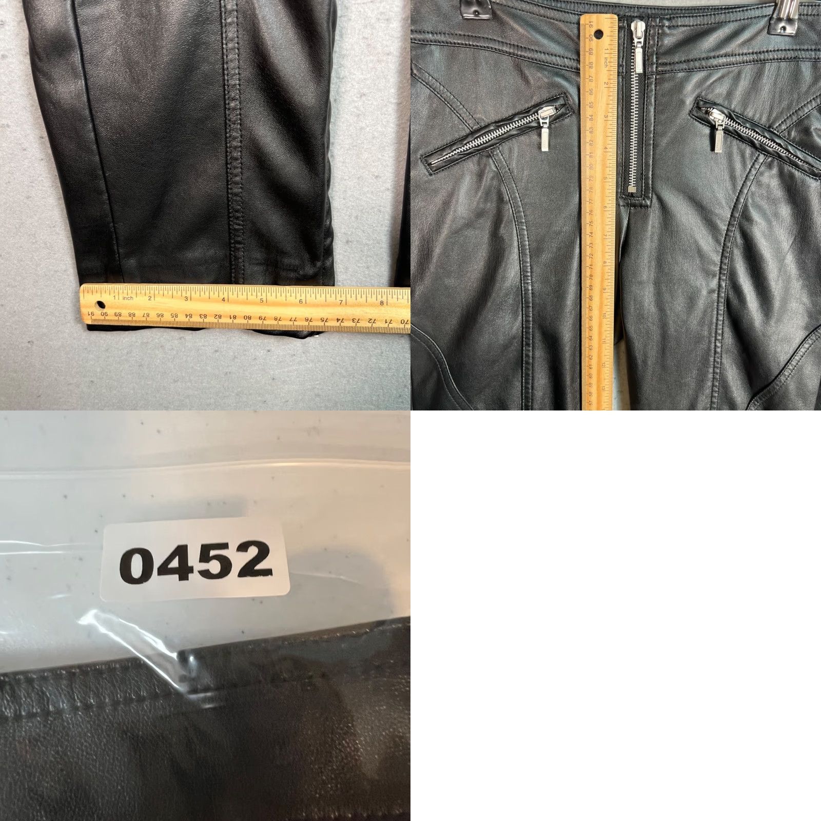 Urban Outfitters Urban Outfitters Black Faux Leather Pants With Zipper Details Size 2 Womens Size 26" / US 2 / IT 38 - 8 Thumbnail
