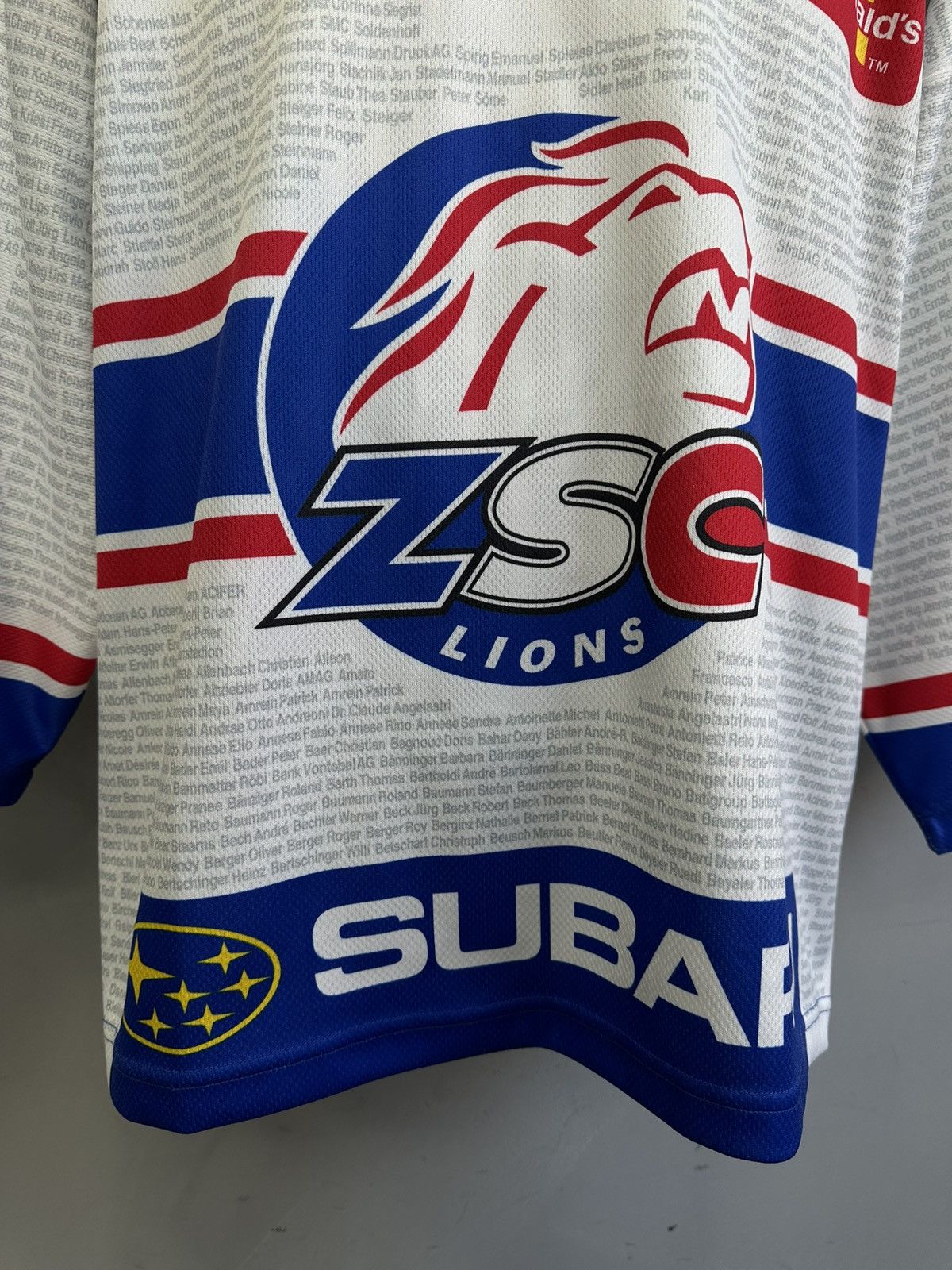 Adidas ZSC LIONS SWITZERLAND HOCKEY SHIRT JERSEY OCHSNER VINTAGE Size US M / EU 48-50 / 2 - 3 Thumbnail