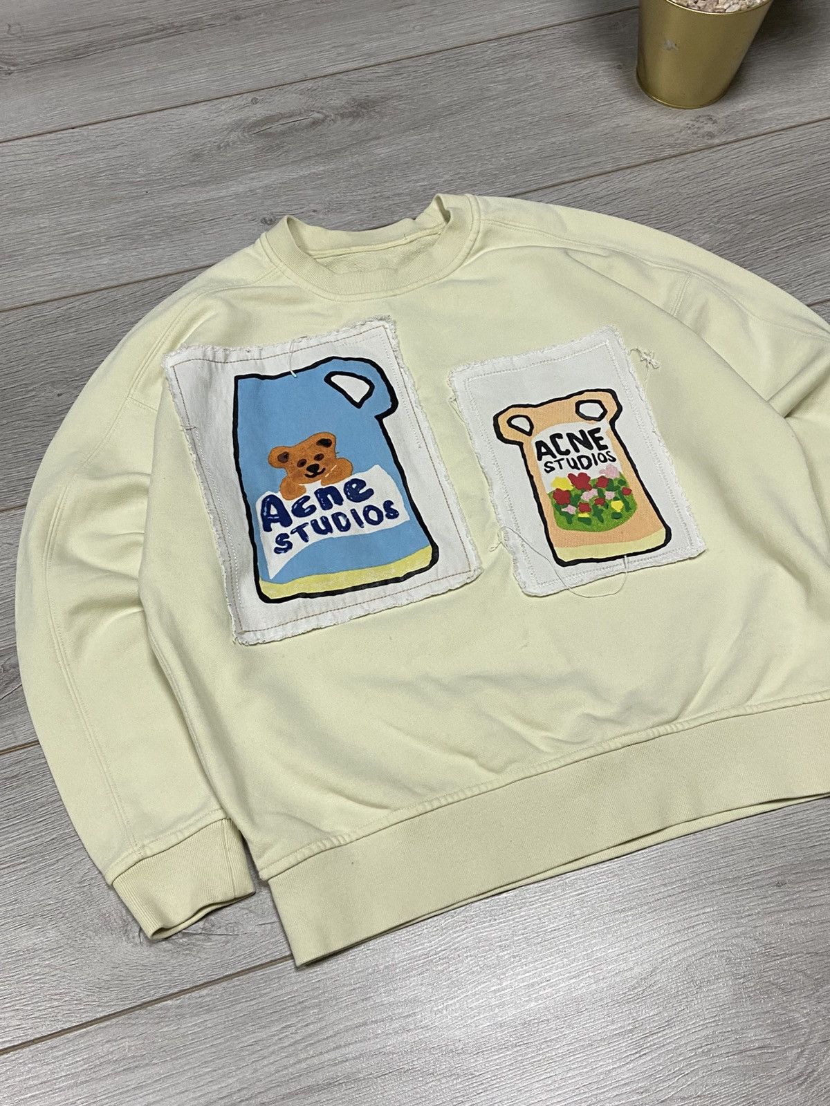 Acne Studios Acne bear Grant Levy Lucero Ceramic Patches Sweatshirt Size M / US 6-8 / IT 42-44 - 5 Thumbnail