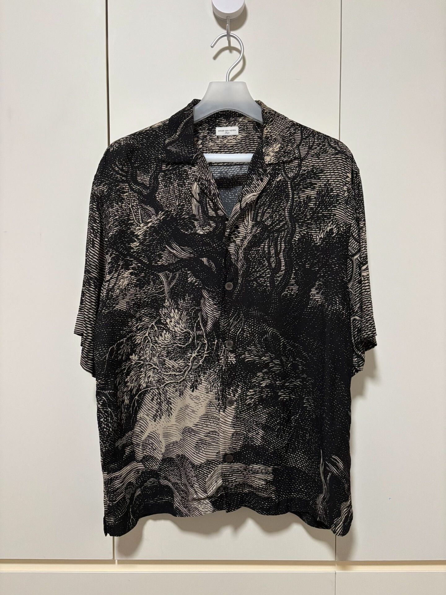 Dries Van Noten Oil Painting Shirt