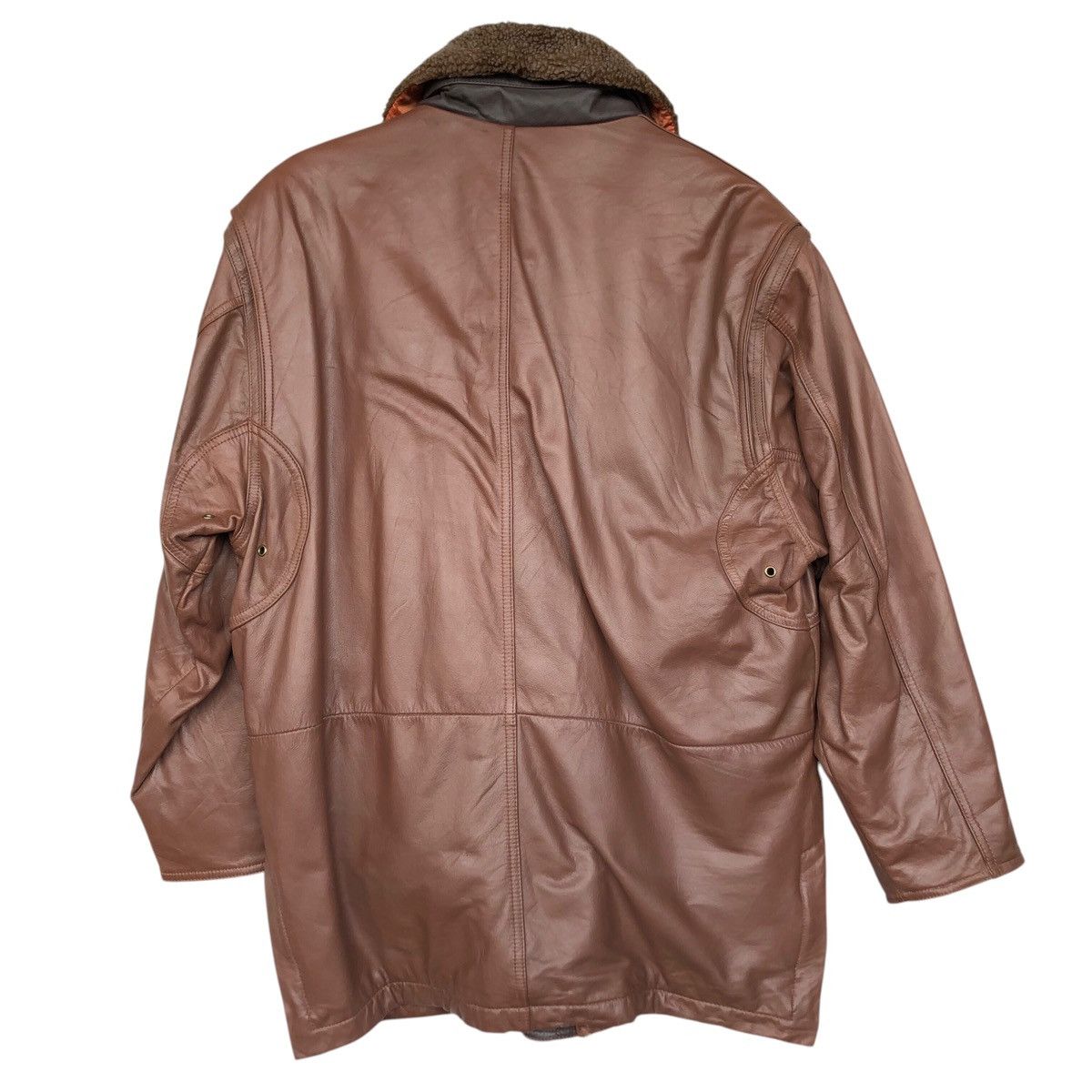 Vintage Vintage cowhide leather jacket Size US M / EU 48-50 / 2 - 2 Thumbnail