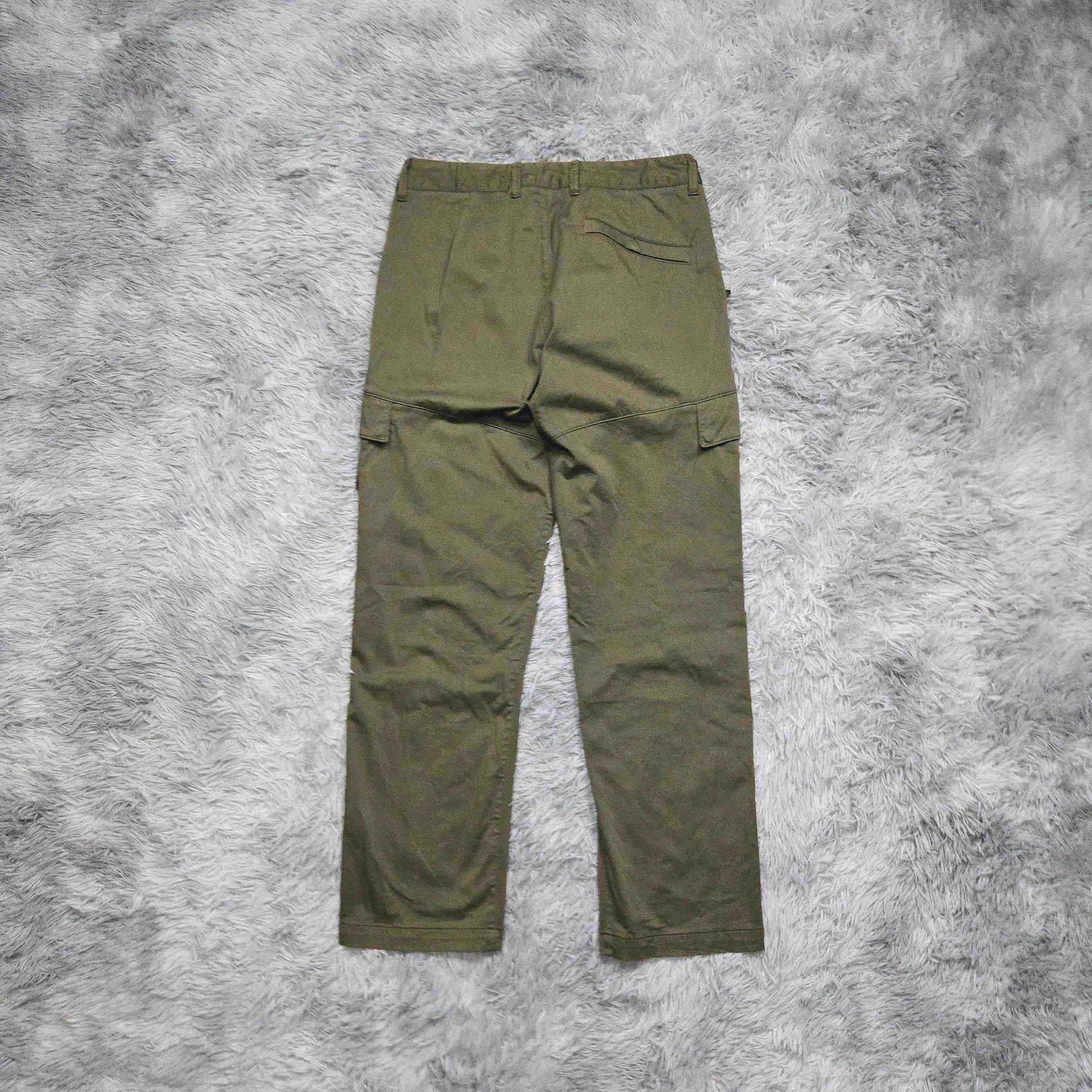 Stone Island stone island olive green cargo pants Size US 31 - 2 Thumbnail