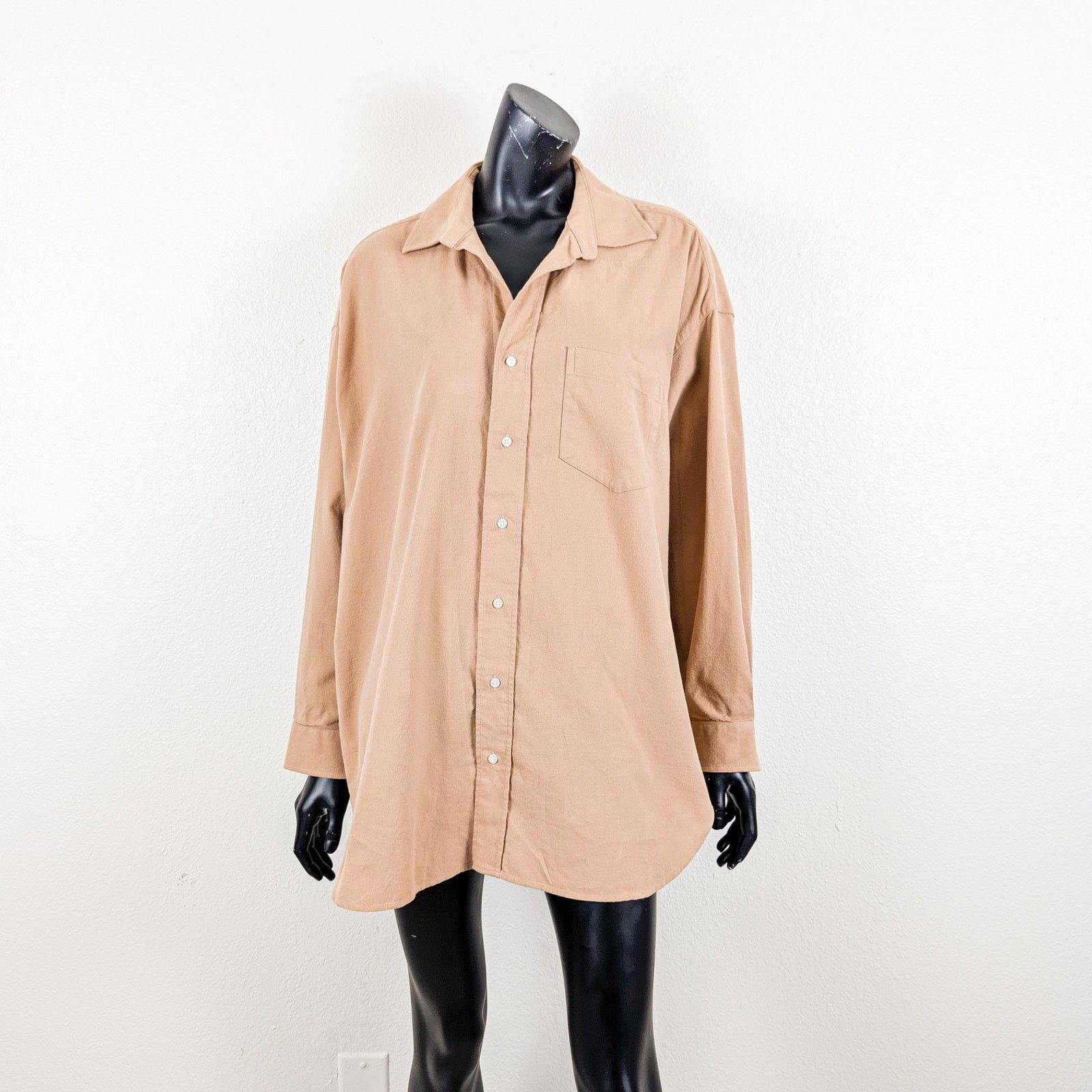 Frank & Eileen Frank & Eileen $308 Mackenzie Oversized shirt soft Brushed Size ONE SIZE - 5 Thumbnail