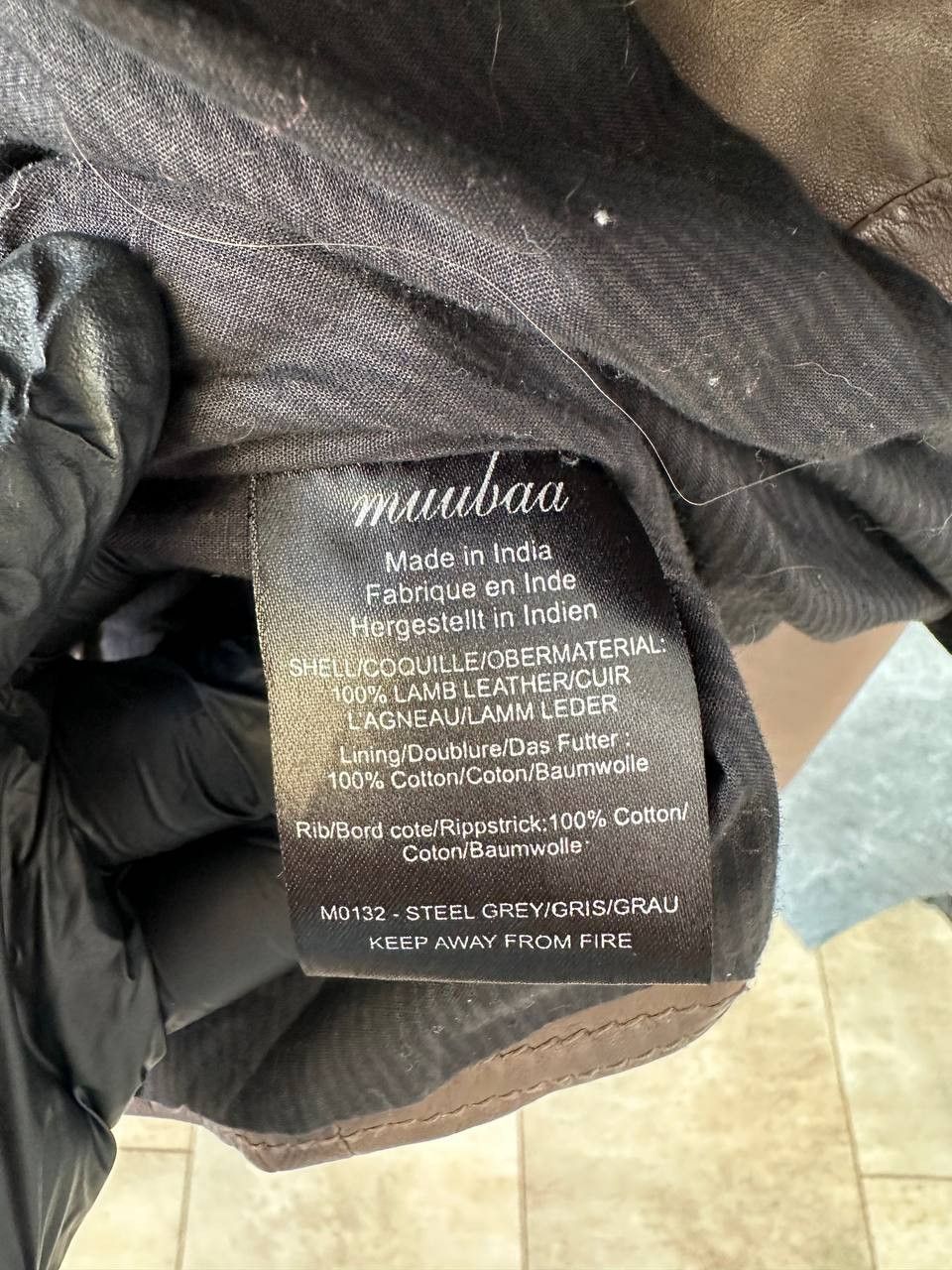 Leather × Muubaa × Vintage Muubaa Futura Leather Jacket in Steel Grey Avant-Garde Size M / US 6-8 / IT 42-44 - 21 Thumbnail
