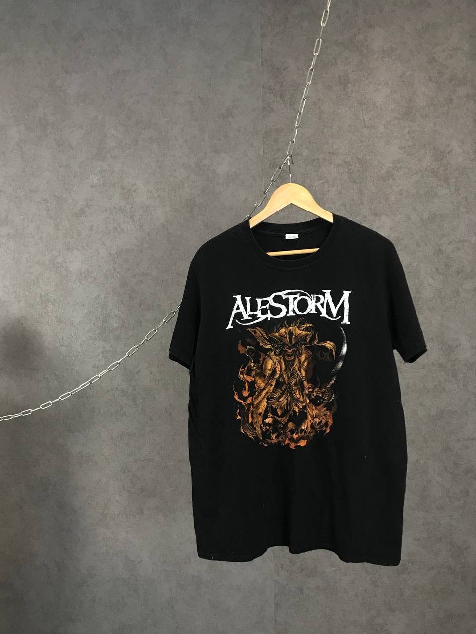 Band Tees Alestorm rock band overprinted tee Size US L / EU 52-54 / 3 - 1 Thumbnail