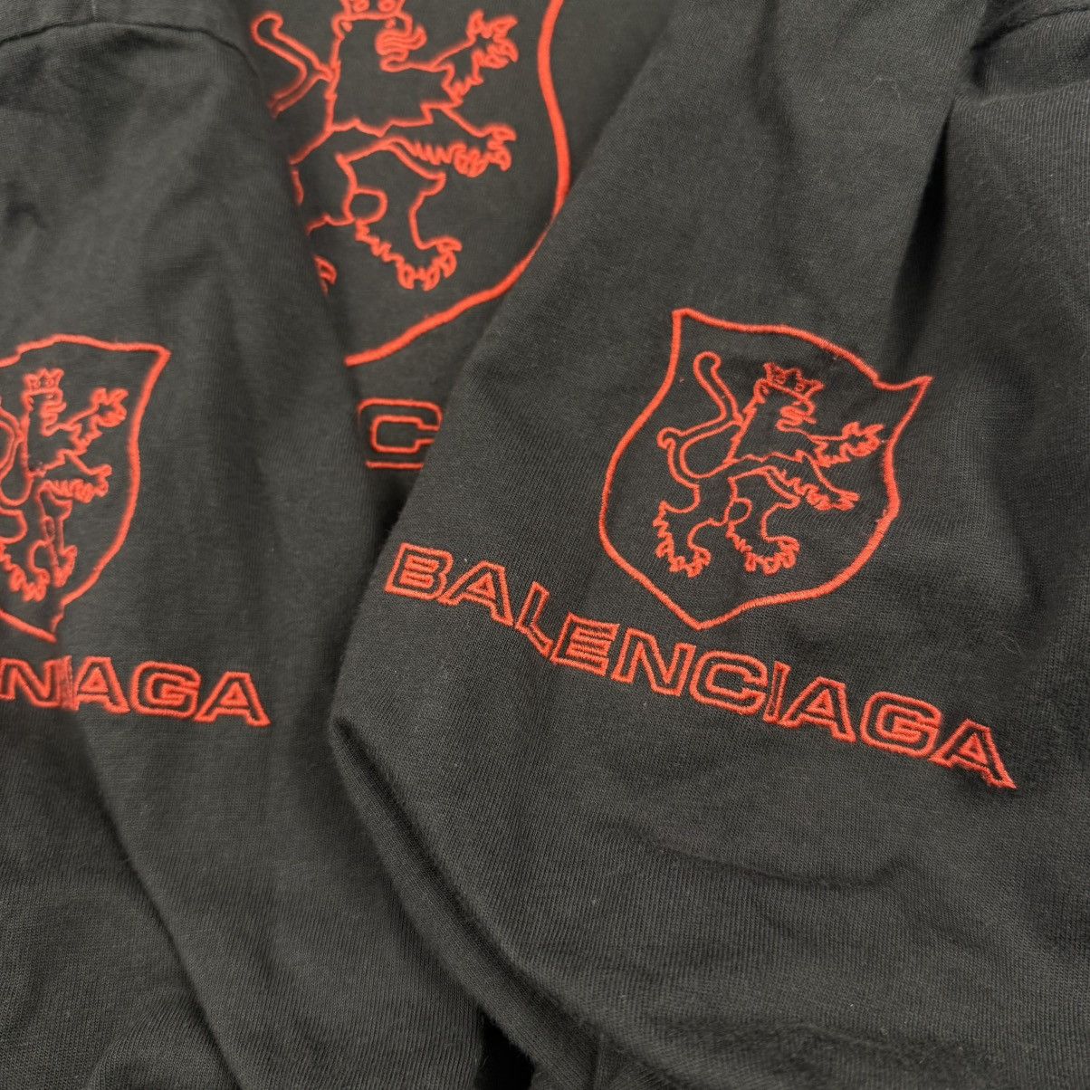 Balenciaga Balenciaga Lion Club Lined Embroidered Logo Hoodie Size US L / EU 52-54 / 3 - 4 Thumbnail