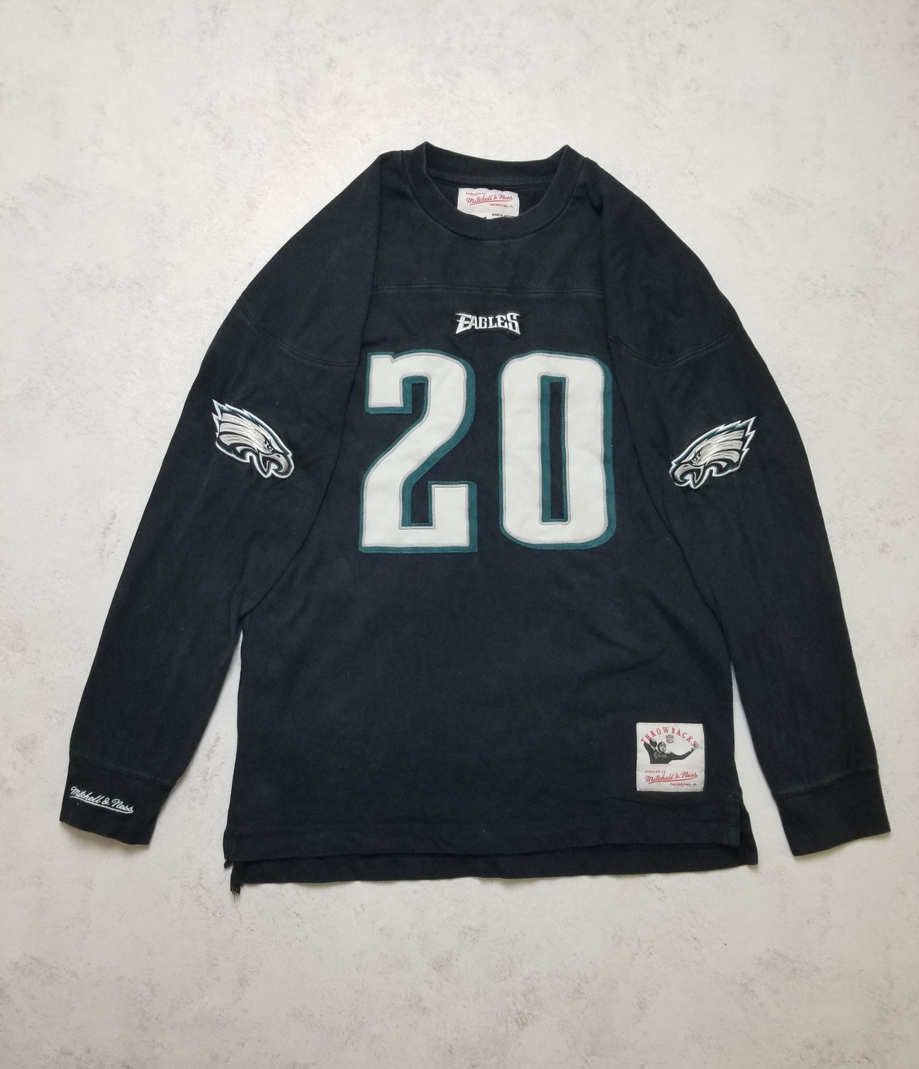 Mitchell & Ness Philadelphia Eagles #20 Brian Dawkins Long Sleeve Size US L / EU 52-54 / 3 - 2 Thumbnail