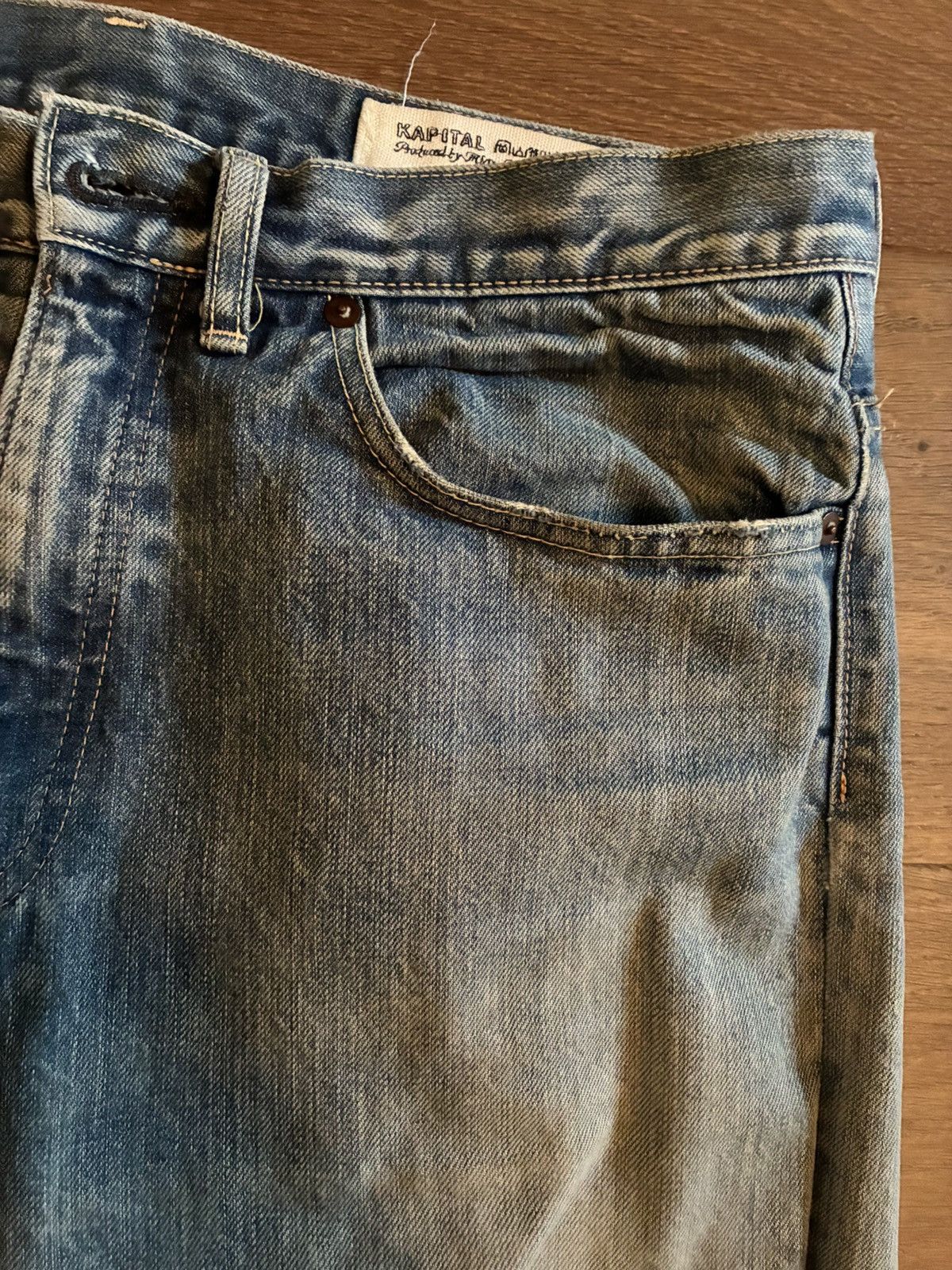 Kapital Kapital “fuzzy selvedge” denim Size US 36 / EU 52 - 3 Thumbnail