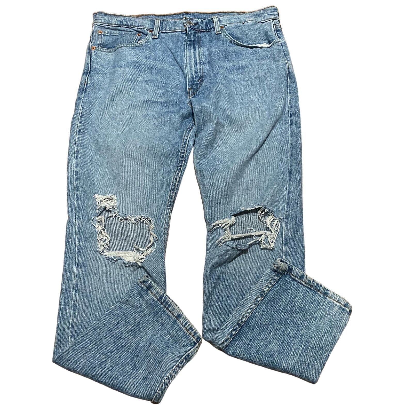 Levi's Levi’s 512 with knee distressing Size 36" / US 14 / IT 50 - 1 Thumbnail
