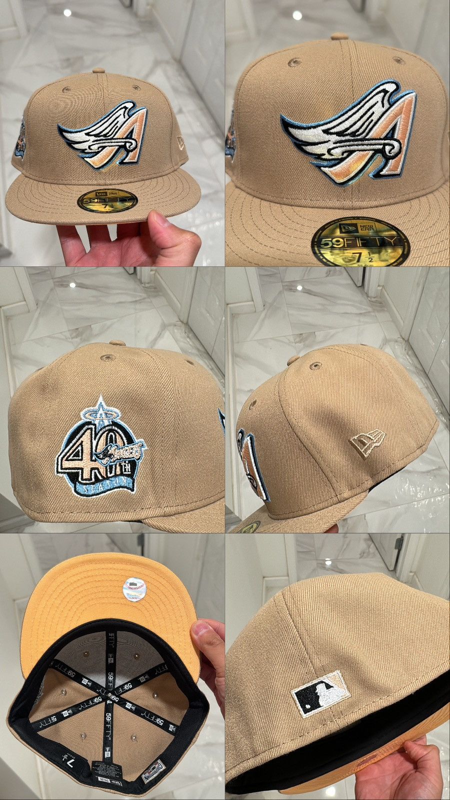 New Era Anaheim Angels fitted size 7 1/2 Size ONE SIZE - 1 Preview