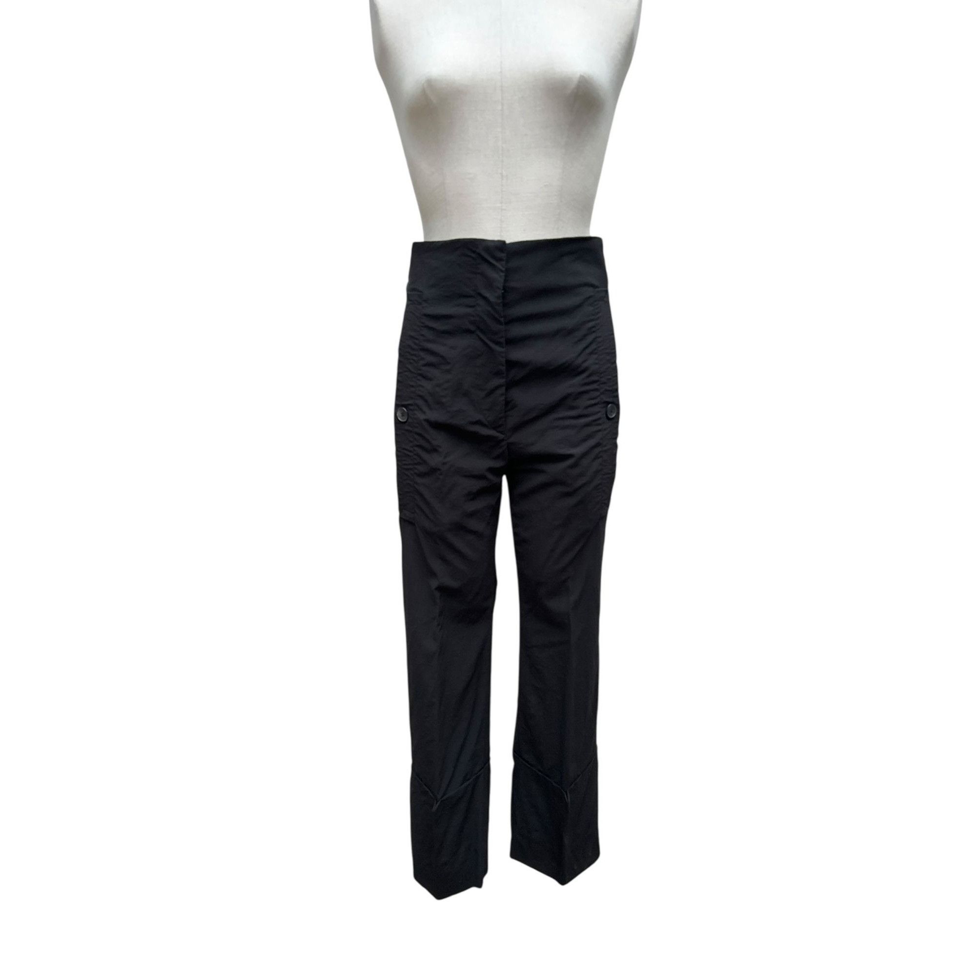 Jil Sander Black Wool Tailored Pants Size 25" / US 0 / IT 36 - 1 Thumbnail