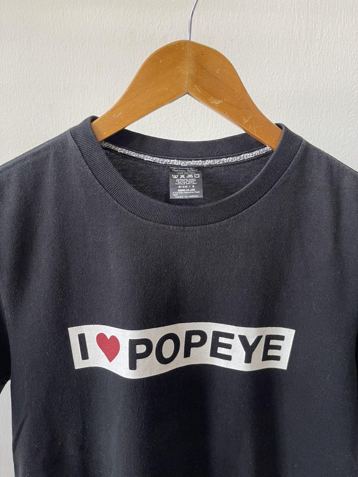 Number (N)ine Number Nine 'I Love Popeye' Tee #99 Size US S / EU 44-46 / 1 - 3 Thumbnail