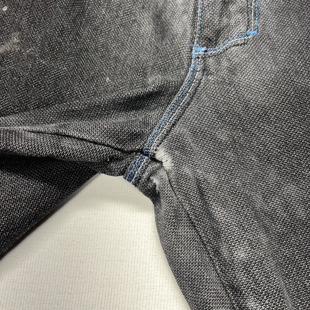 Ecco × Vintage VTG Willie Esco Jeans Grey Denim Duns Faded Baggy Y2K Size US 32 / EU 48 - 5 Thumbnail