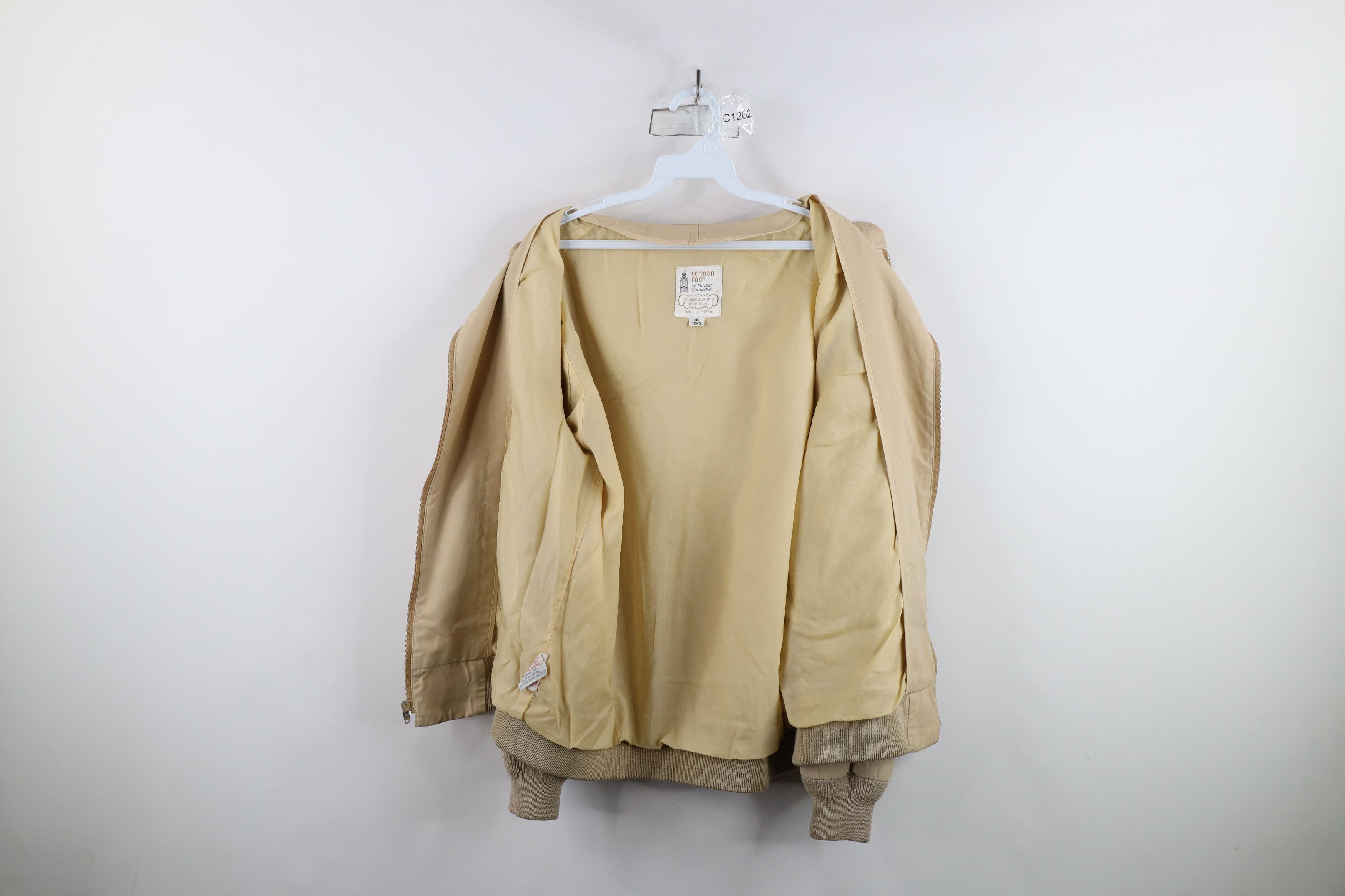 Vintage Vintage 70s Streetwear Cafe Racer Bomber Jacket Beige Size US XL / EU 56 / 4 - 11 Thumbnail