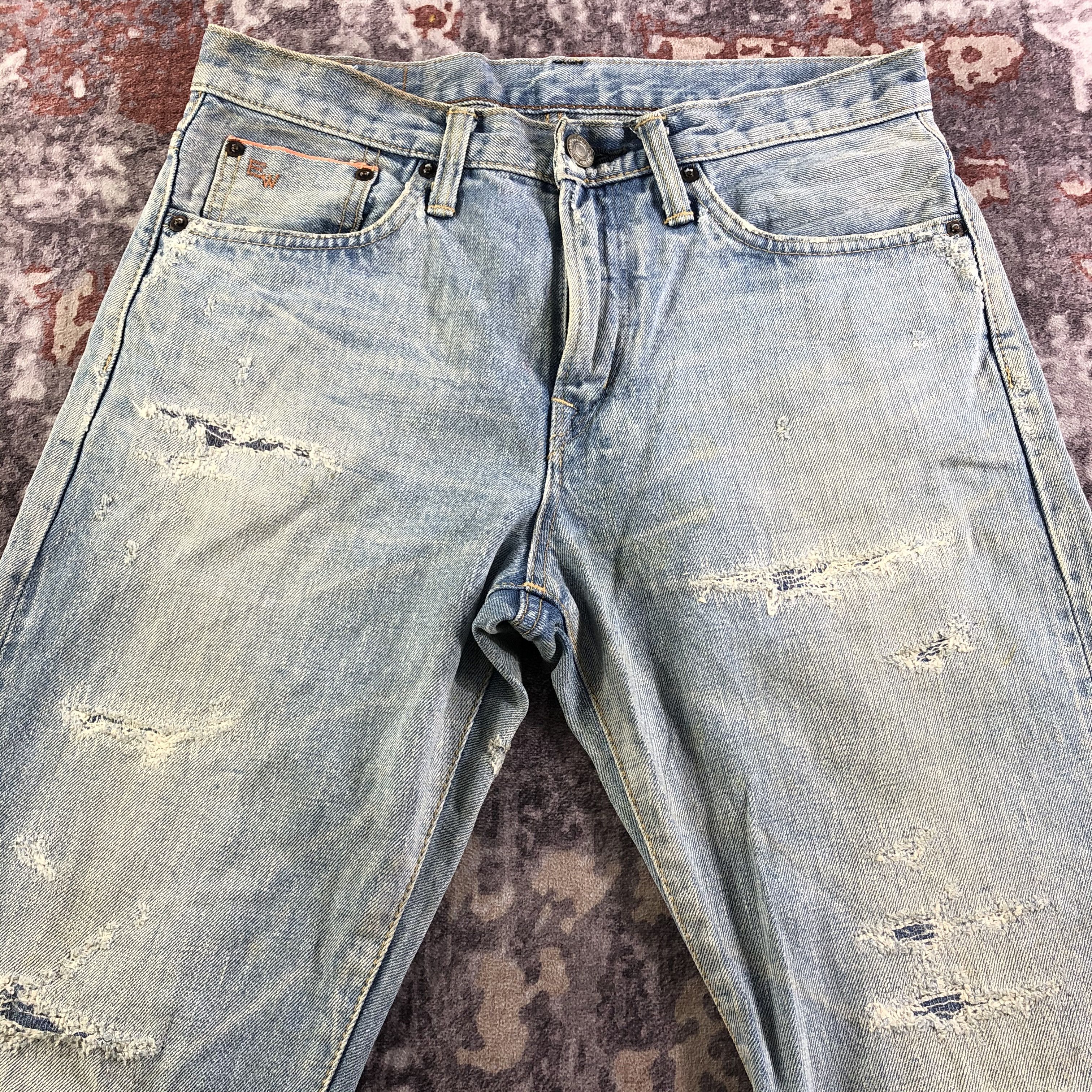Edwin Vintage Light Wash Edwin 505 Selvedge Jeans-JM3628 Size US 32 / EU 48 - 3 Thumbnail