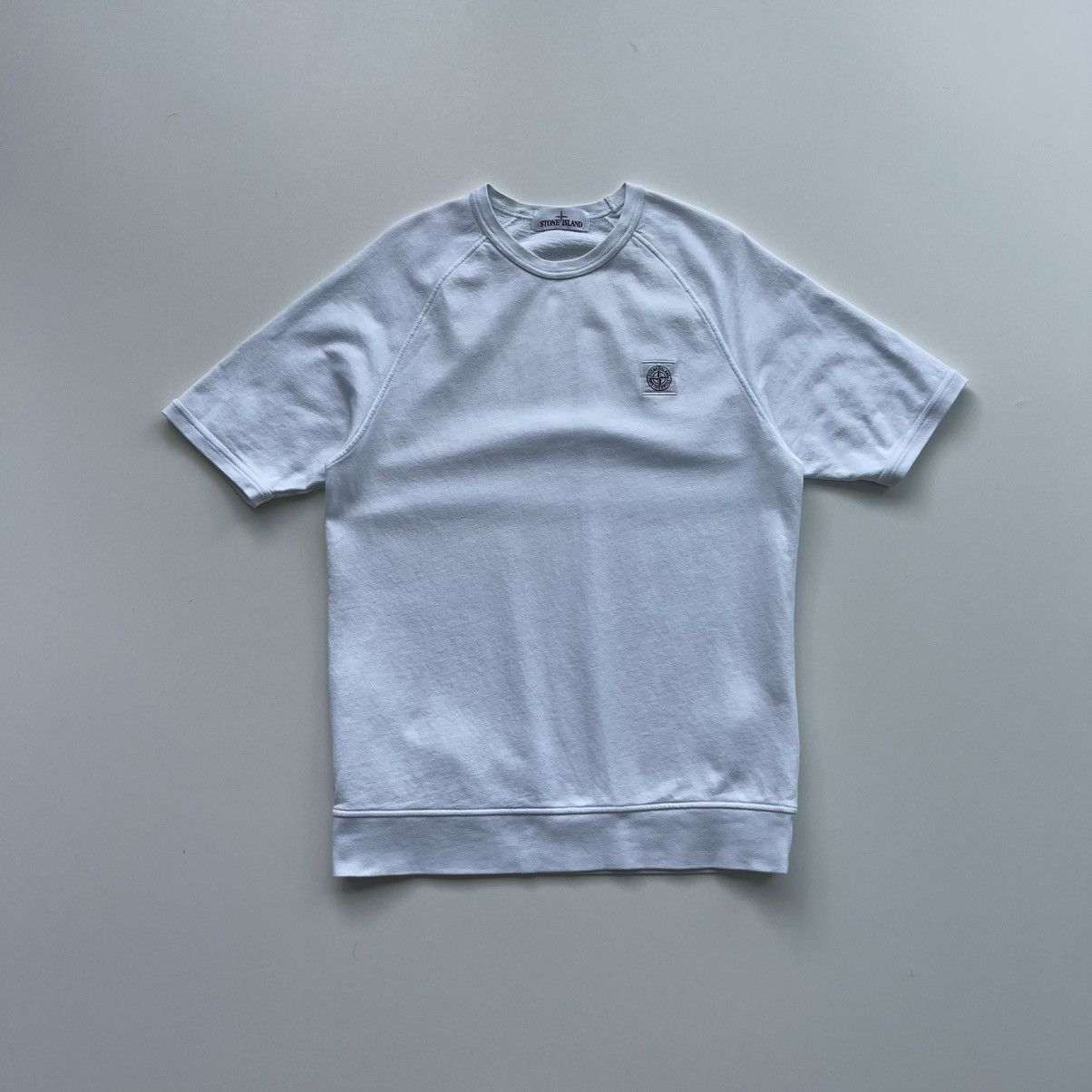 Stone Island Stone Island Logo Patch Short Sleeved Crew Sweatshirt Shirt Size US S / EU 44-46 / 1 - 1 Thumbnail