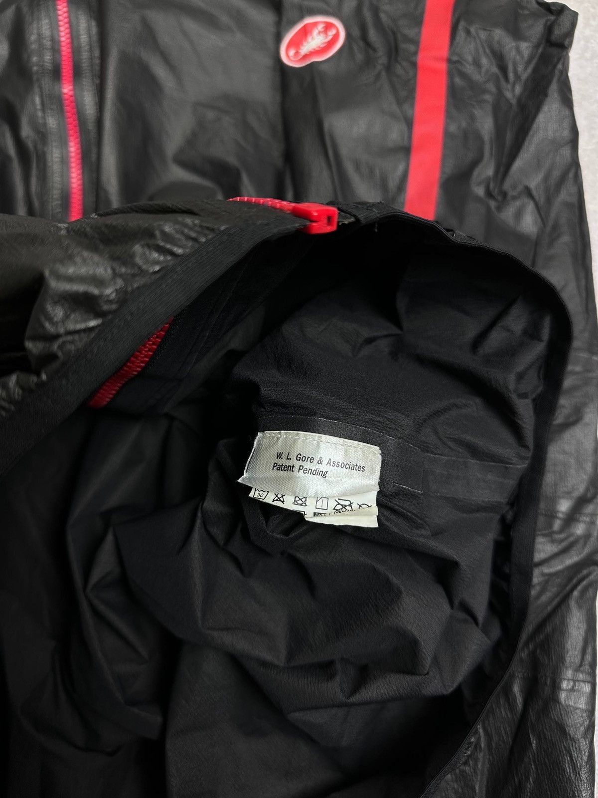 Vintage Castelli Nylon Cycling Reflective Black Jacket XL Size US XL / EU 56 / 4 - 8 Thumbnail