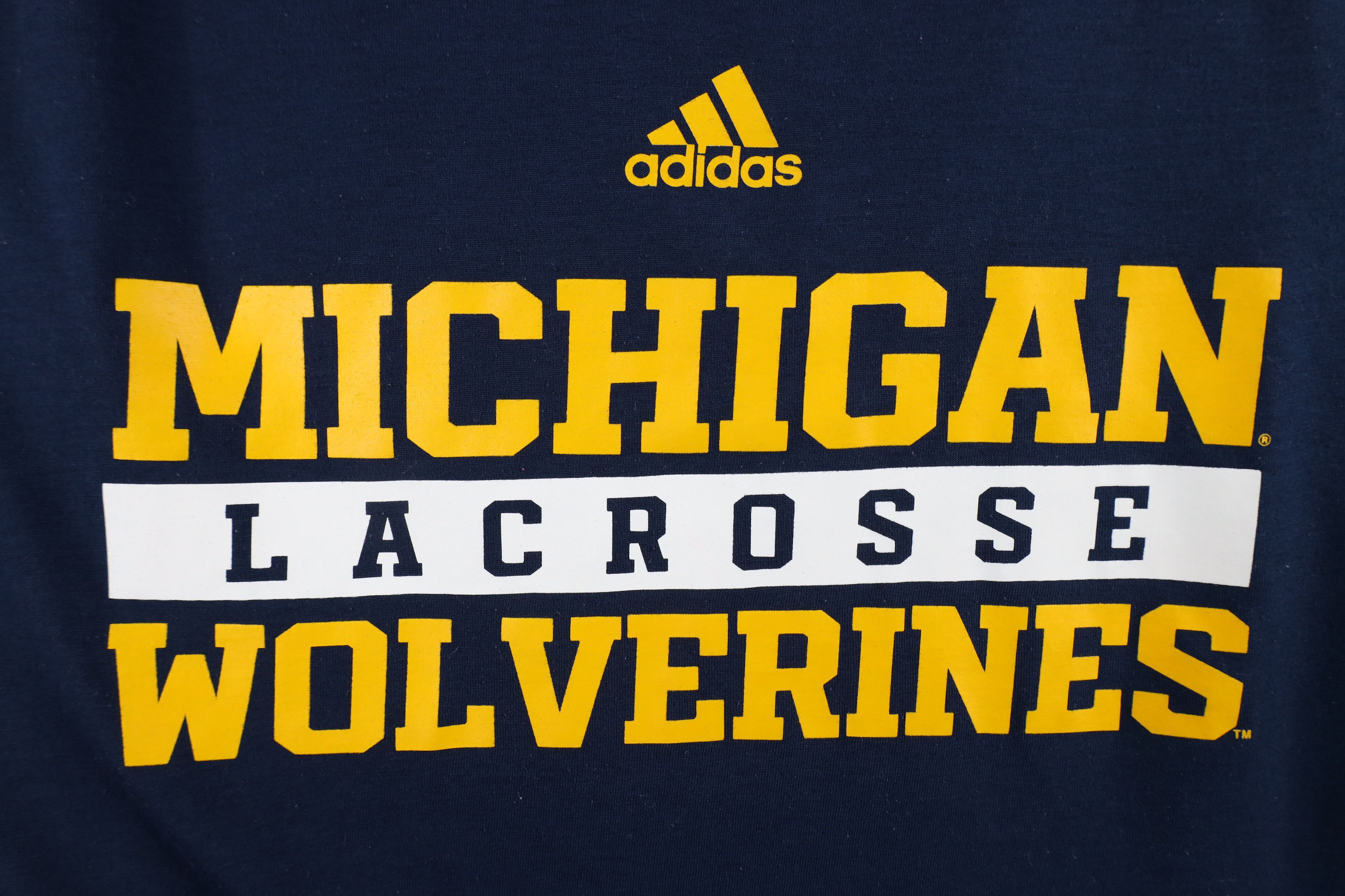 Adidas × Vintage Adidas University of Michigan Lacrosse Long Sleeve T-Shirt Size US M / EU 48-50 / 2 - 4 Thumbnail