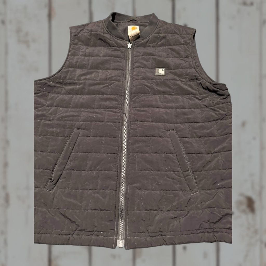 Carhartt VINTAGE Carhartt C76 Gilliam Vest Mens Large BLK Quilted Cordura Liner Only Black Quilted Cordura Liner Only Parka Style Jacket Size US L / EU 52-54 / 3 - 1 Thumbnail