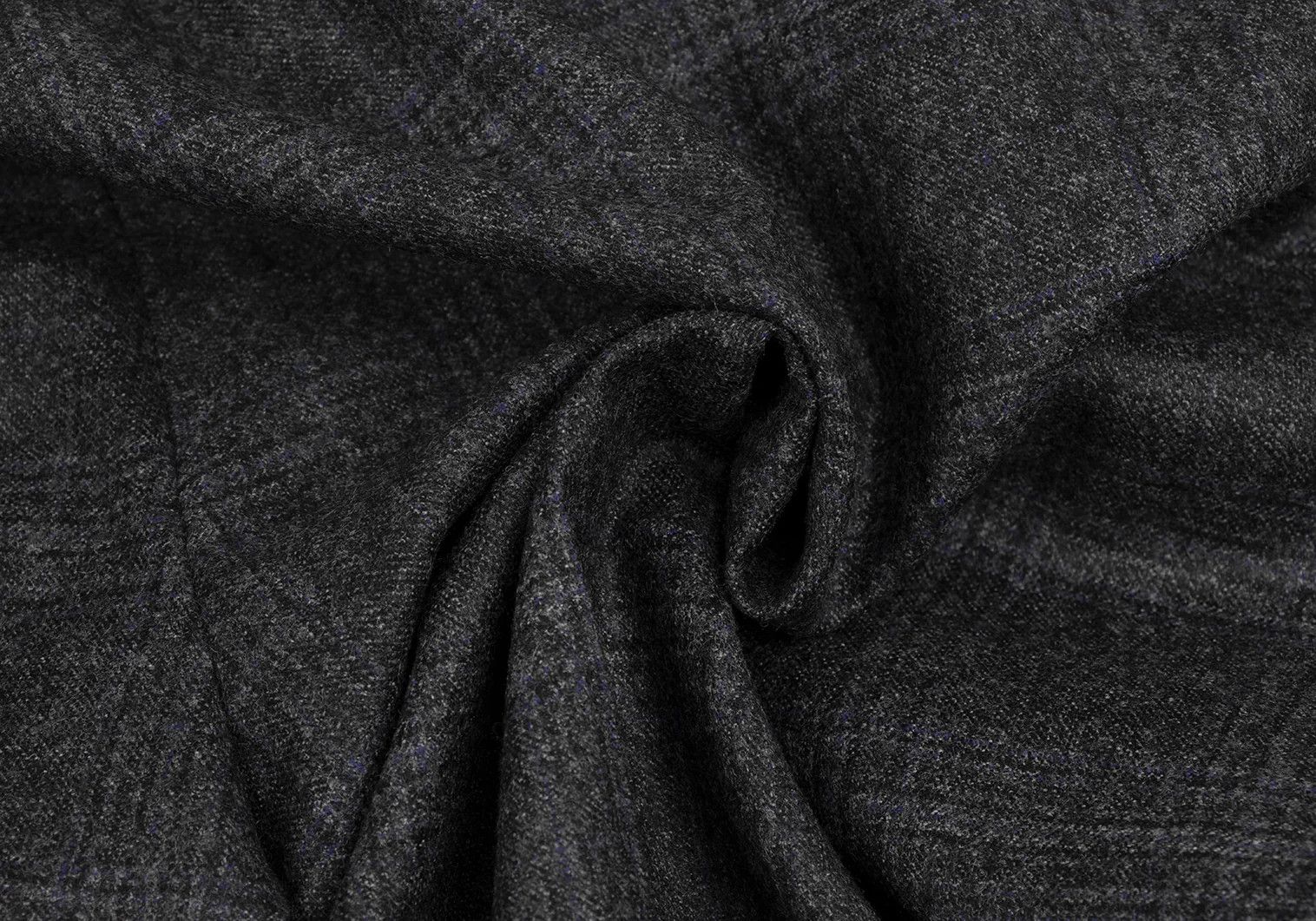 Armani Collezioni Wool Glen Check Suit Set in Charcoal Navy Size US XXS / EU 40 - 18 Thumbnail