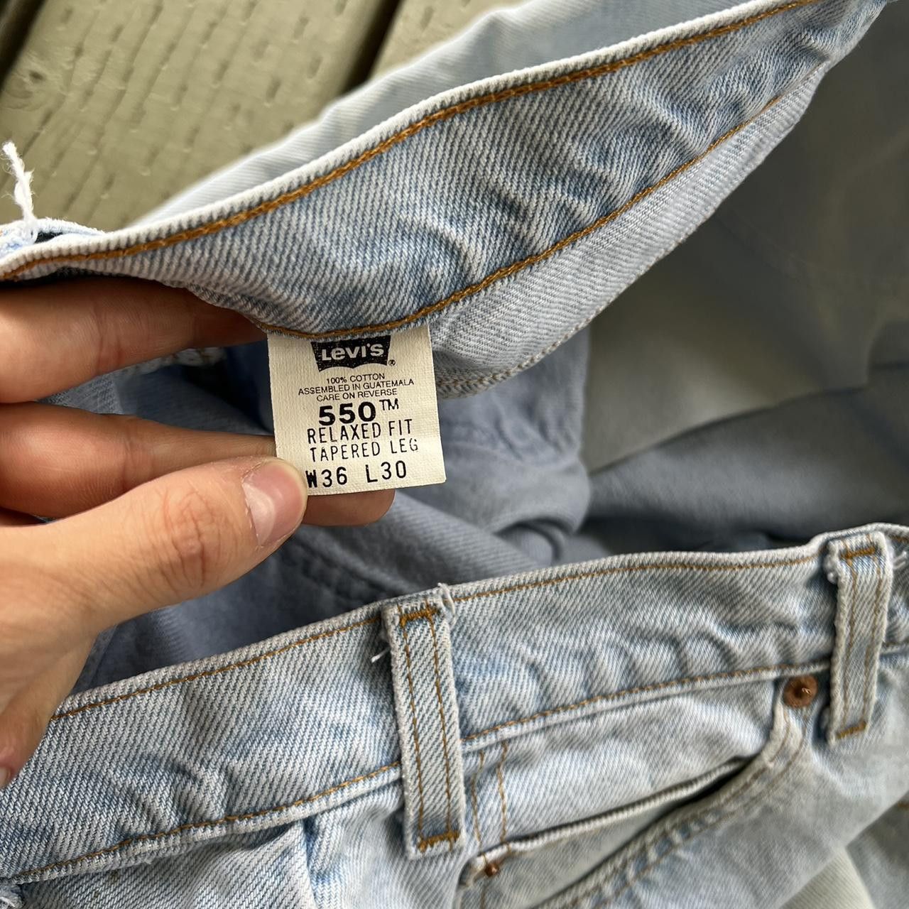 Levi's × Vintage Vintage Levis 550 Size US 34 / EU 50 - 5 Thumbnail