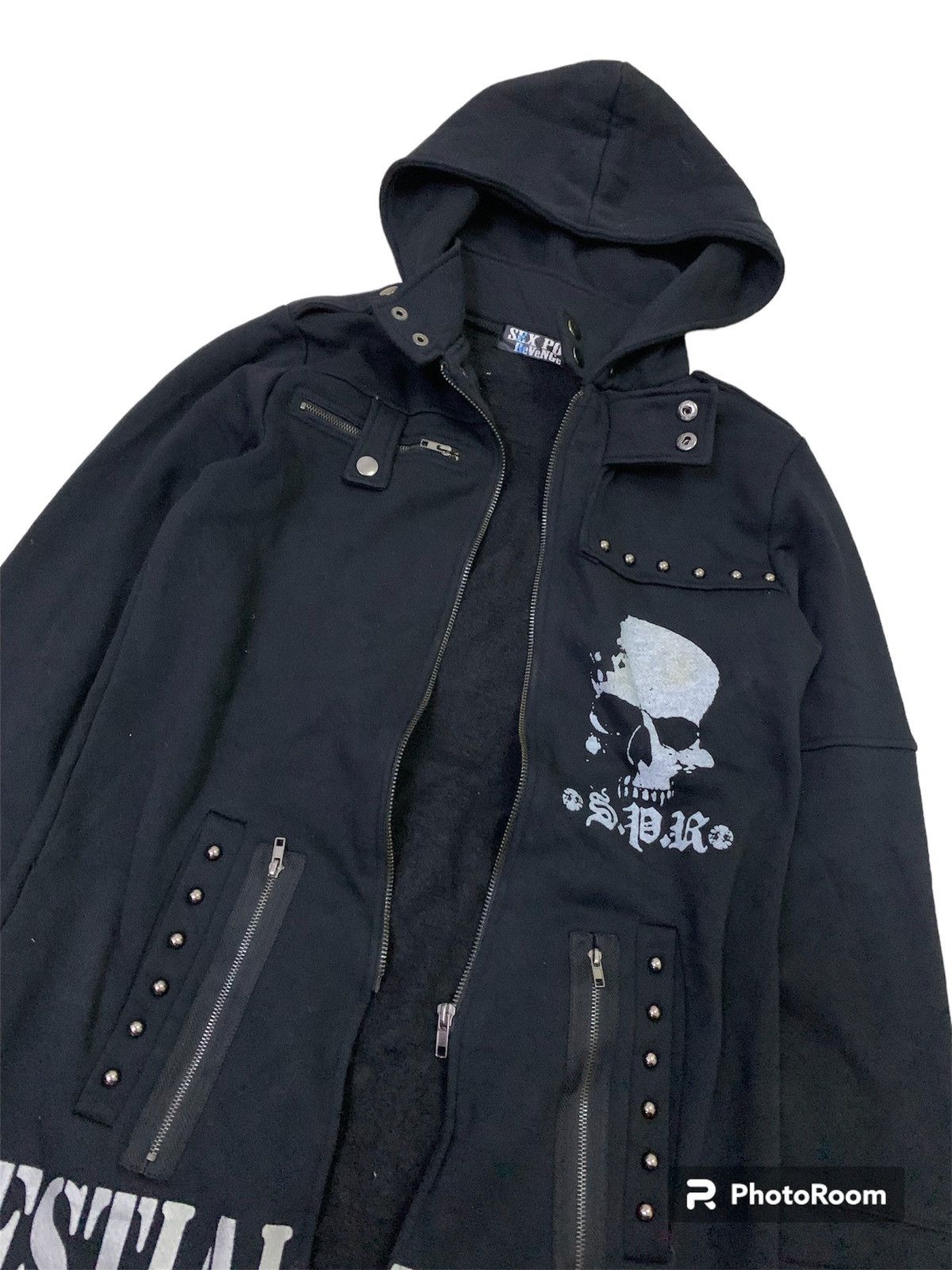 Vtg SexPot Revenge Bestial Punker Parka Hoodie Jacket