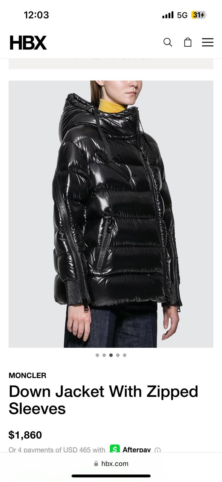 Moncler MSRP: $1.8k Sleeve Zip Goose Puffer Jacket Size US S / EU 44-46 / 1 - 15 Thumbnail