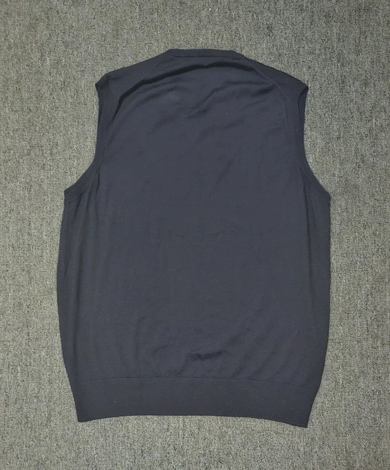 Loewe LOEWE Wool vest black vest sweater Size US XL / EU 56 / 4 - 4 Thumbnail